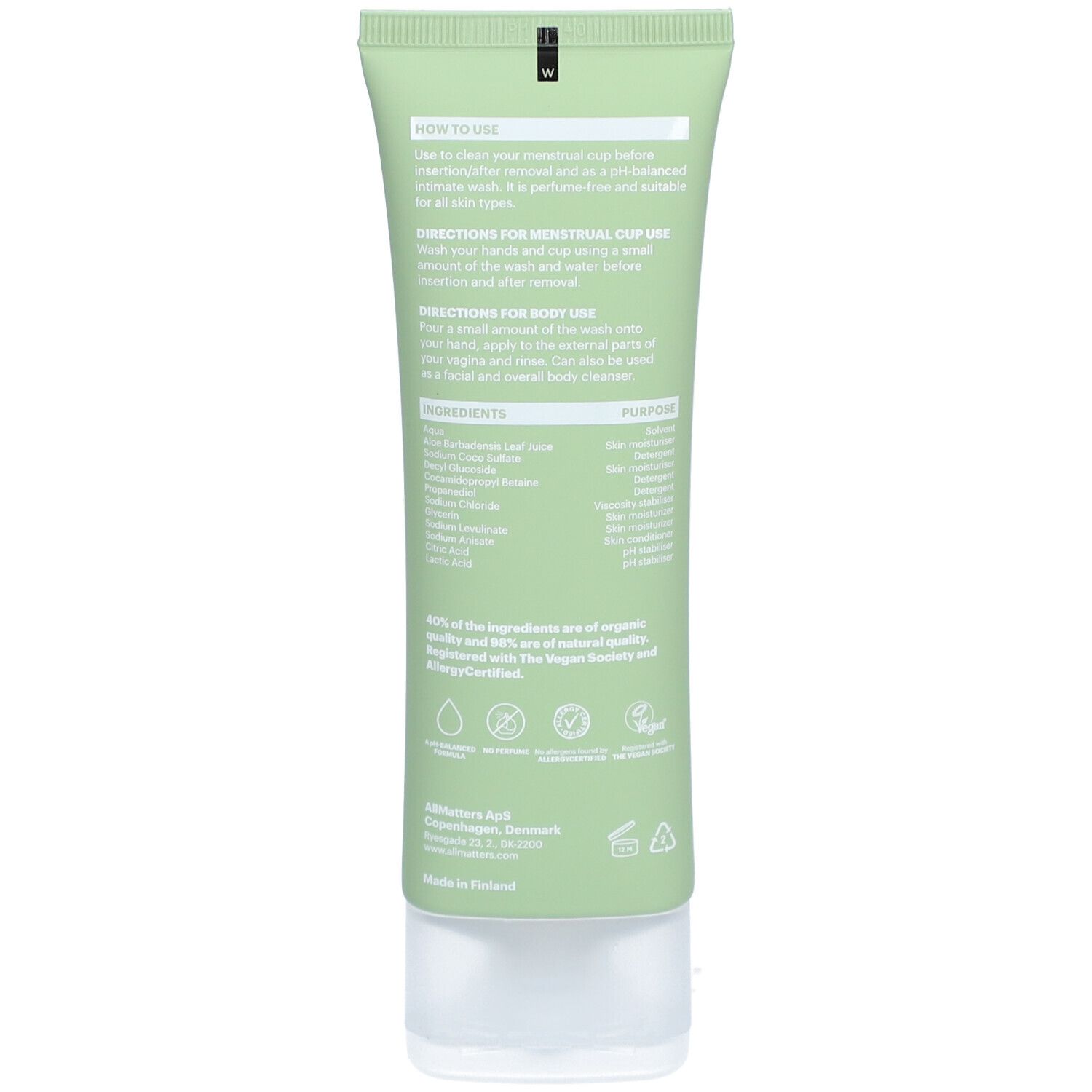 OrganiCup - OrganiWash Gel Intime 2-en-1