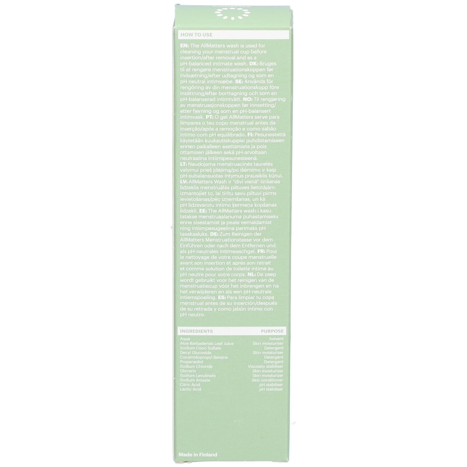 OrganiCup - OrganiWash Gel Intime 2-en-1