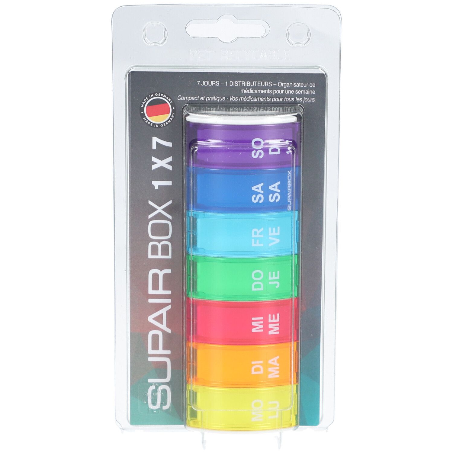 SUPERBOX Semainier Rainbow