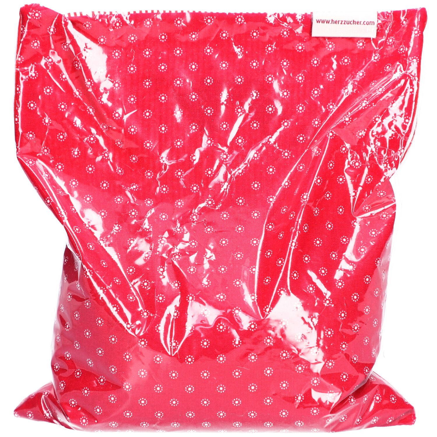 HERZZUCKER® Coussin Chauffant aux Graines de colza 26 x 21 cm Étoile rouge