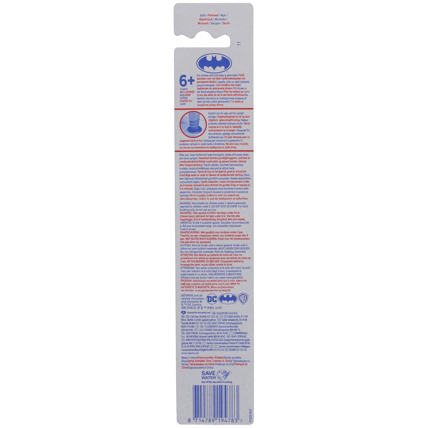 COLGATE Brosse à dents 6 ans et + souple