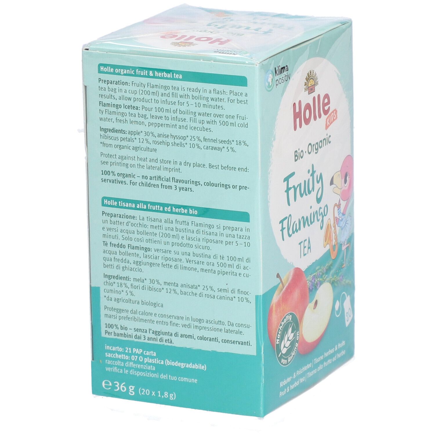Holle Bio Fruity Flamingo Tea