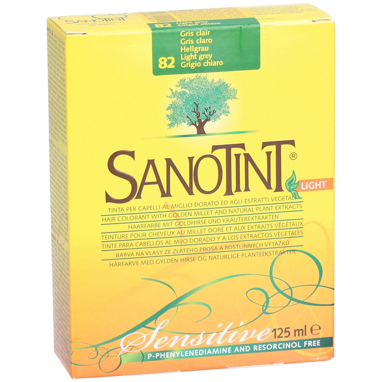 SANOTINT Sensitive Teinture 82 Gris Clair