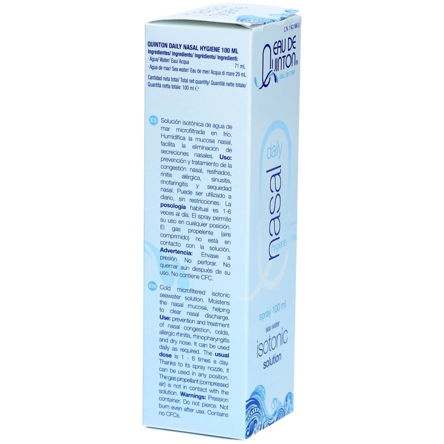 QUINTON® Spray Nasal Isotonique 9g/L