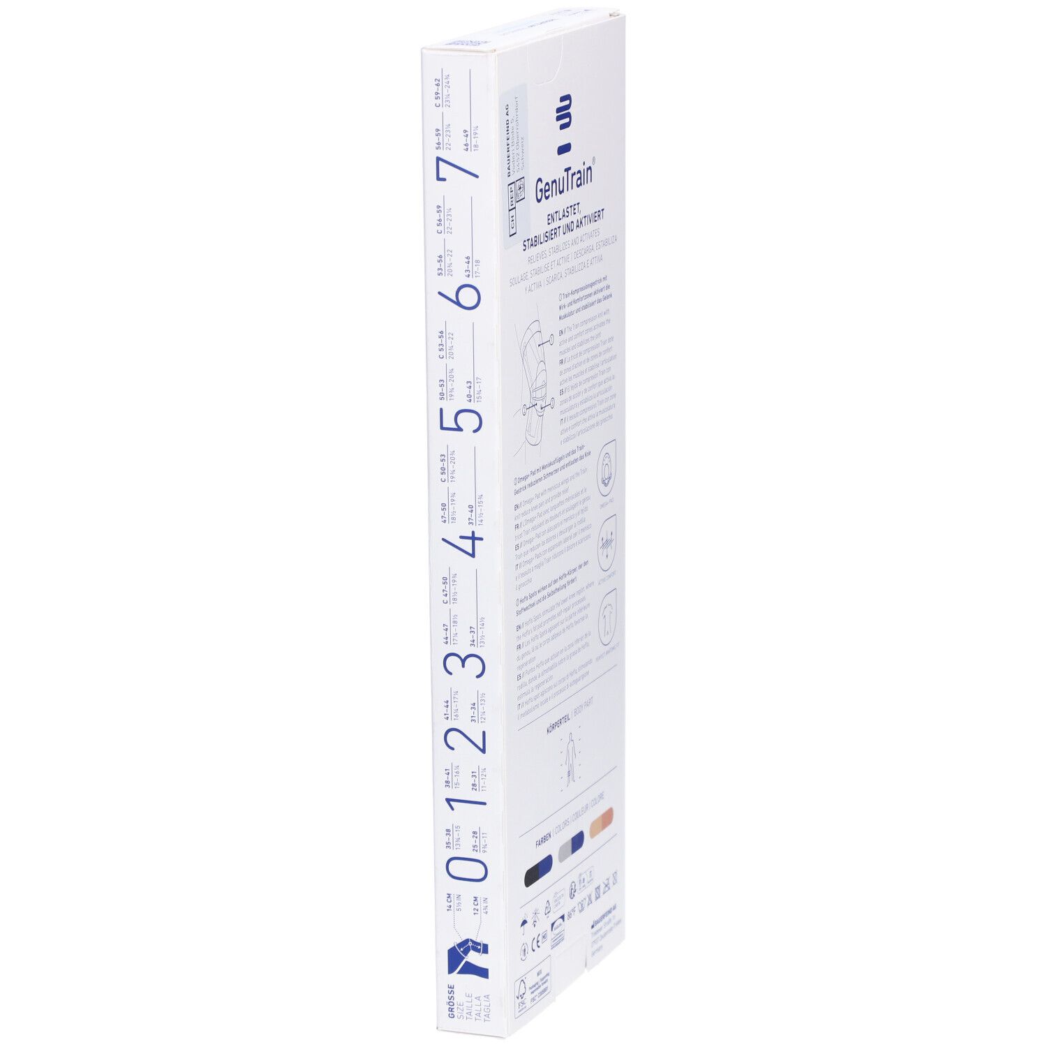 BAUERFEIND® GenuTrain Genouillère active, rotulienne et ligamentaire Taille 2 Beige