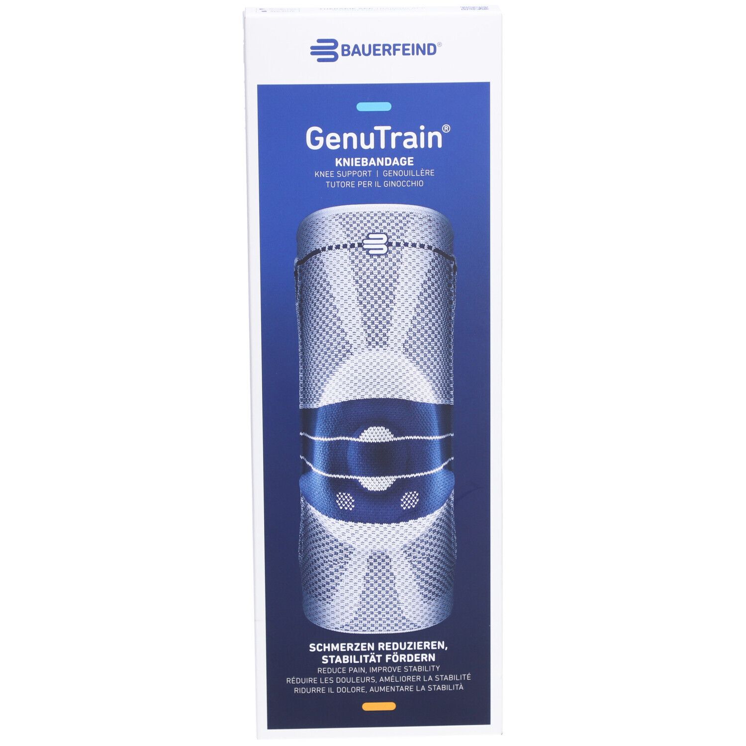 BAUERFEIND® GenuTrain Genouillère active, rotulienne et ligamentaire Taille 2 Beige