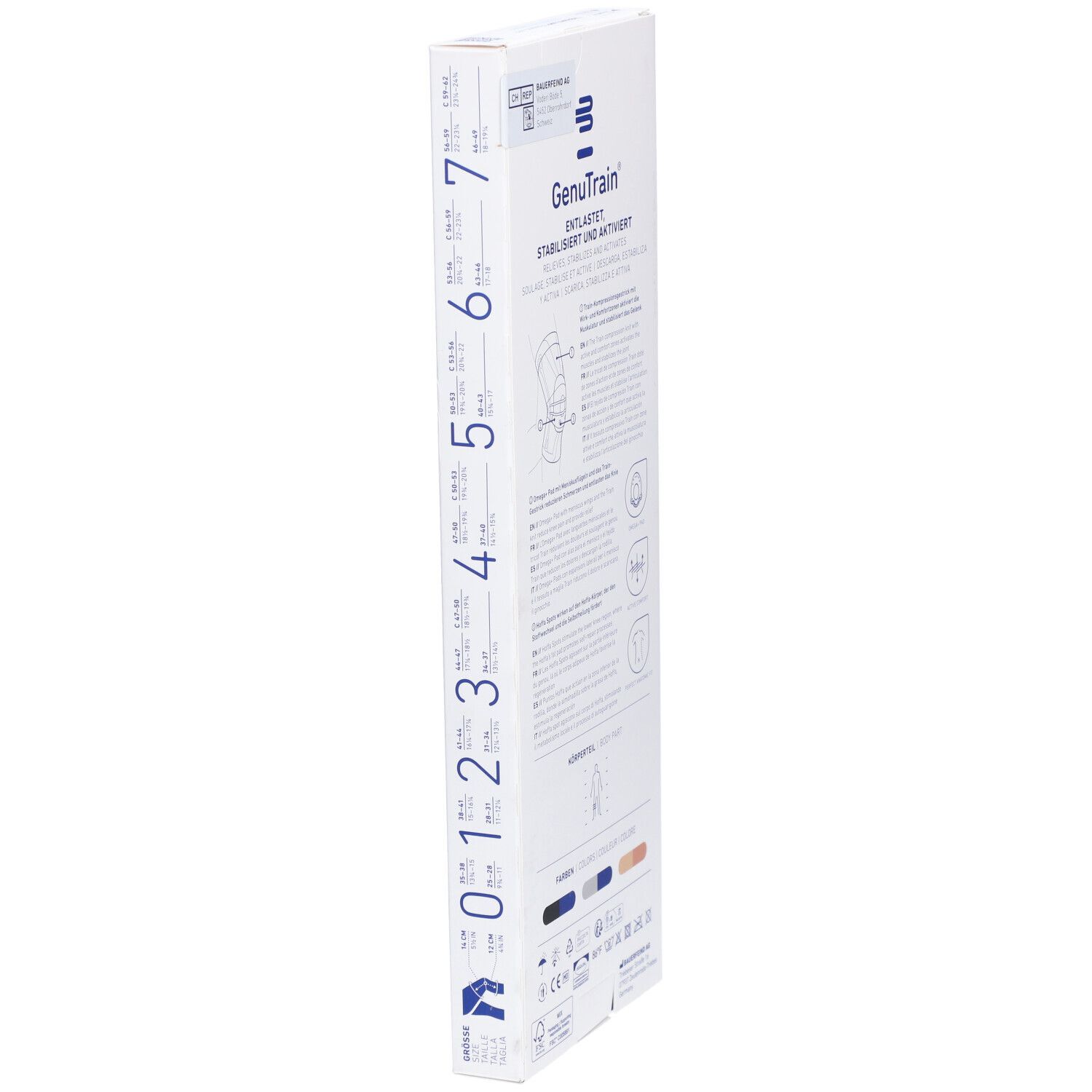 BAUERFEIND® GenuTrain® Genouillère Taille 3 Beige