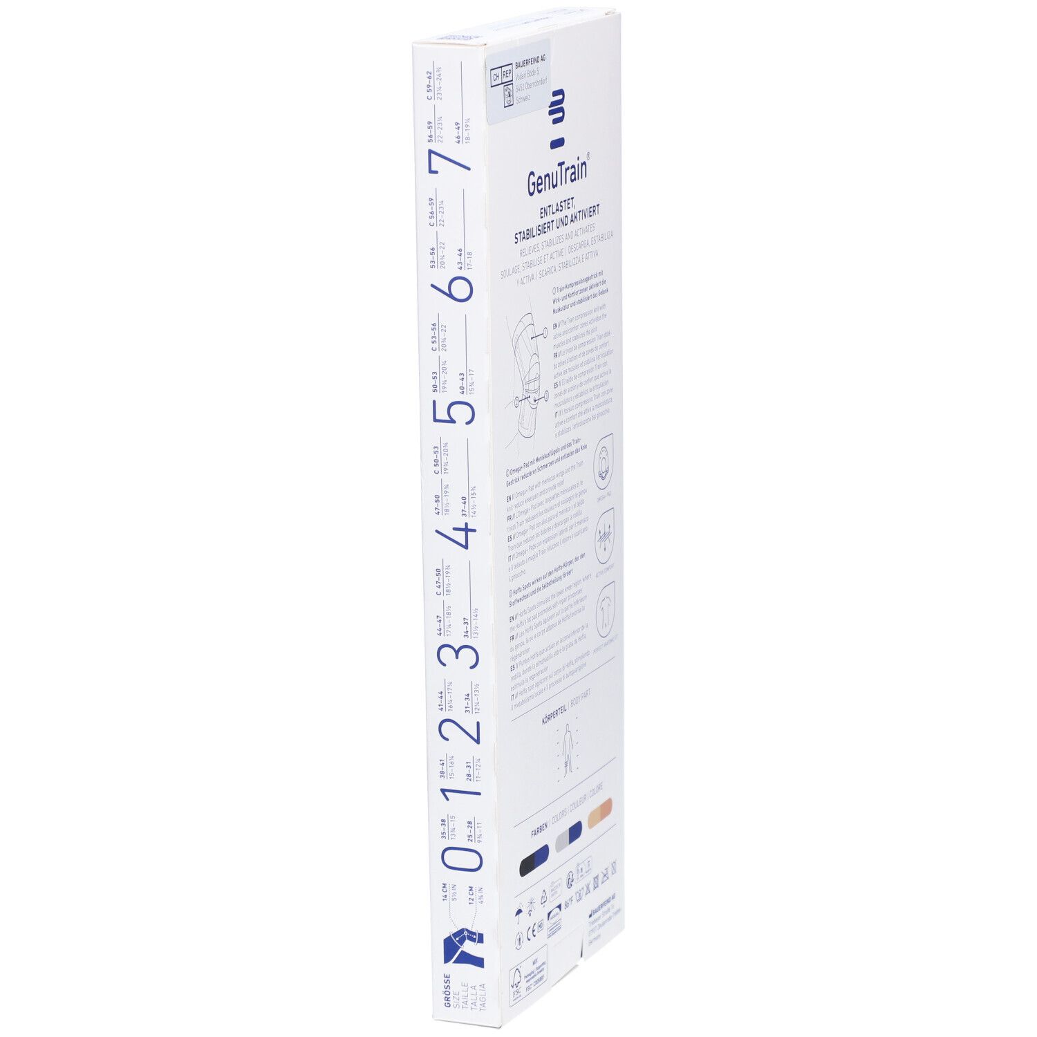 BAUERFEIND® GenuTrain® Genouillère Taille 4 Beige