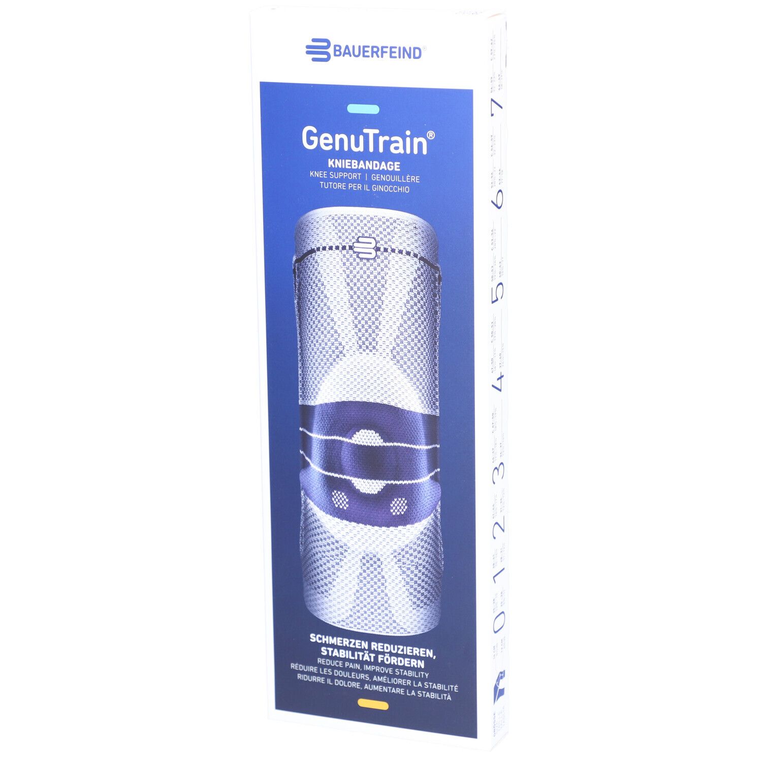 BAUERFEIND® GenuTrain® Genouillère Taille 0 Titan