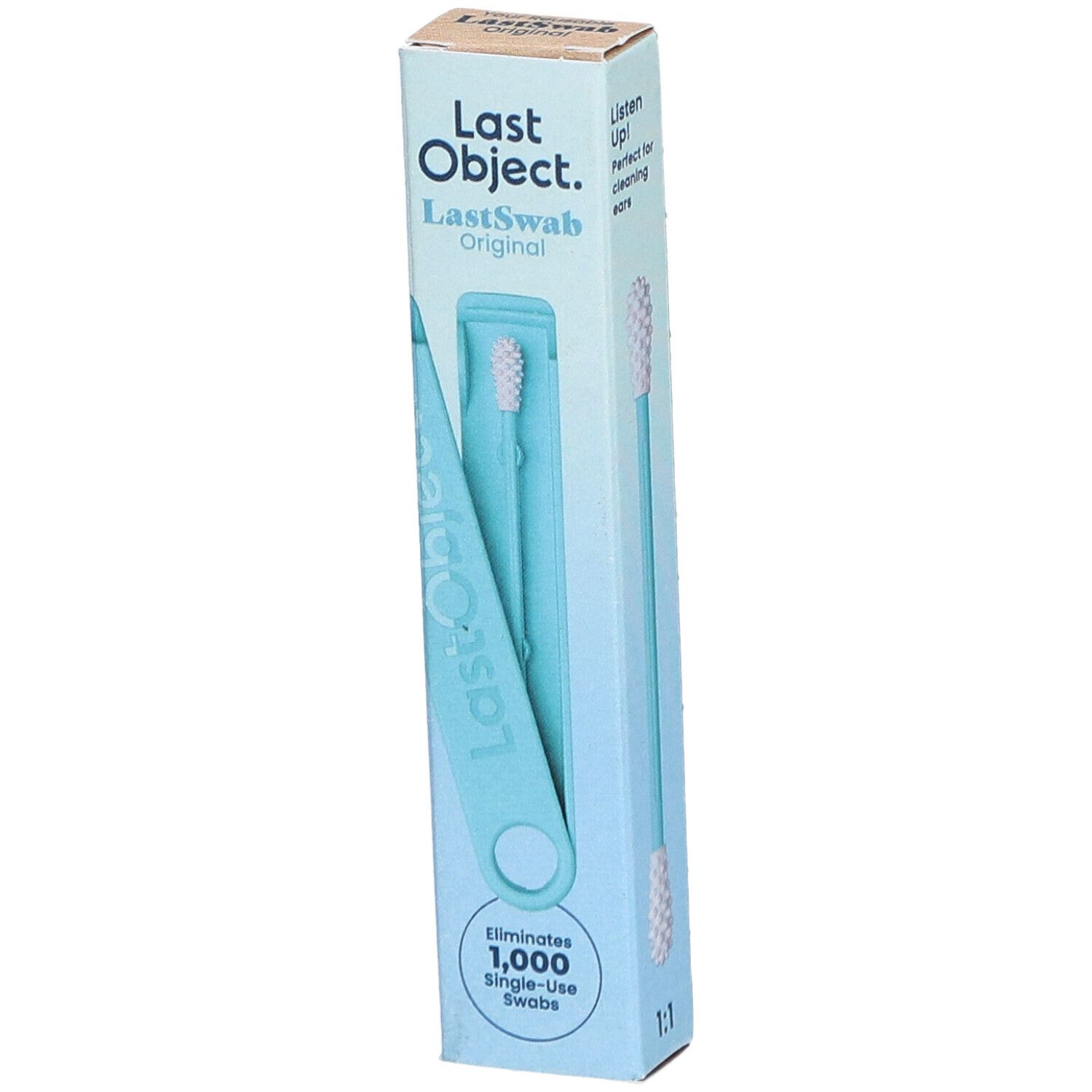 LastObject Coton-tige réutilisable LastSwab turquoise