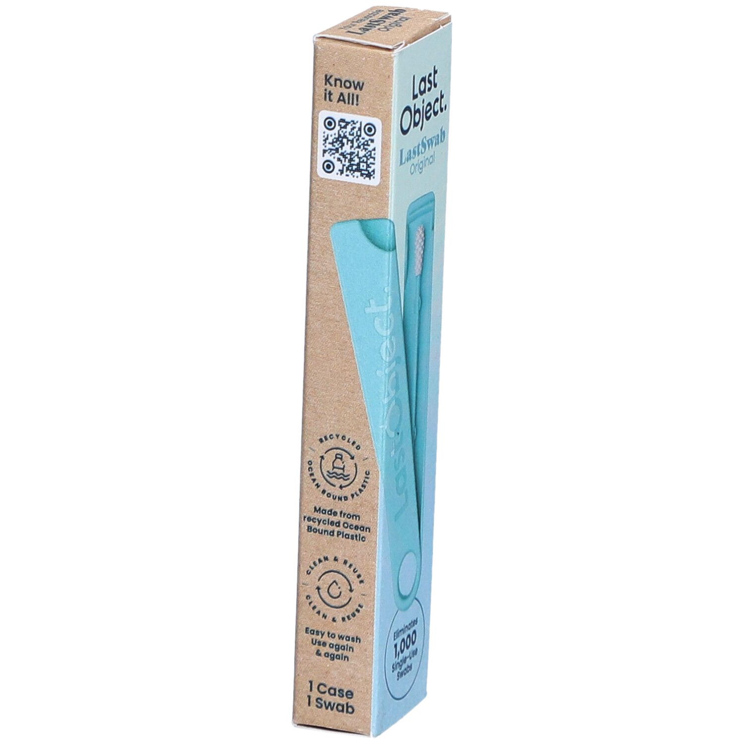 LastObject Coton-tige réutilisable LastSwab turquoise