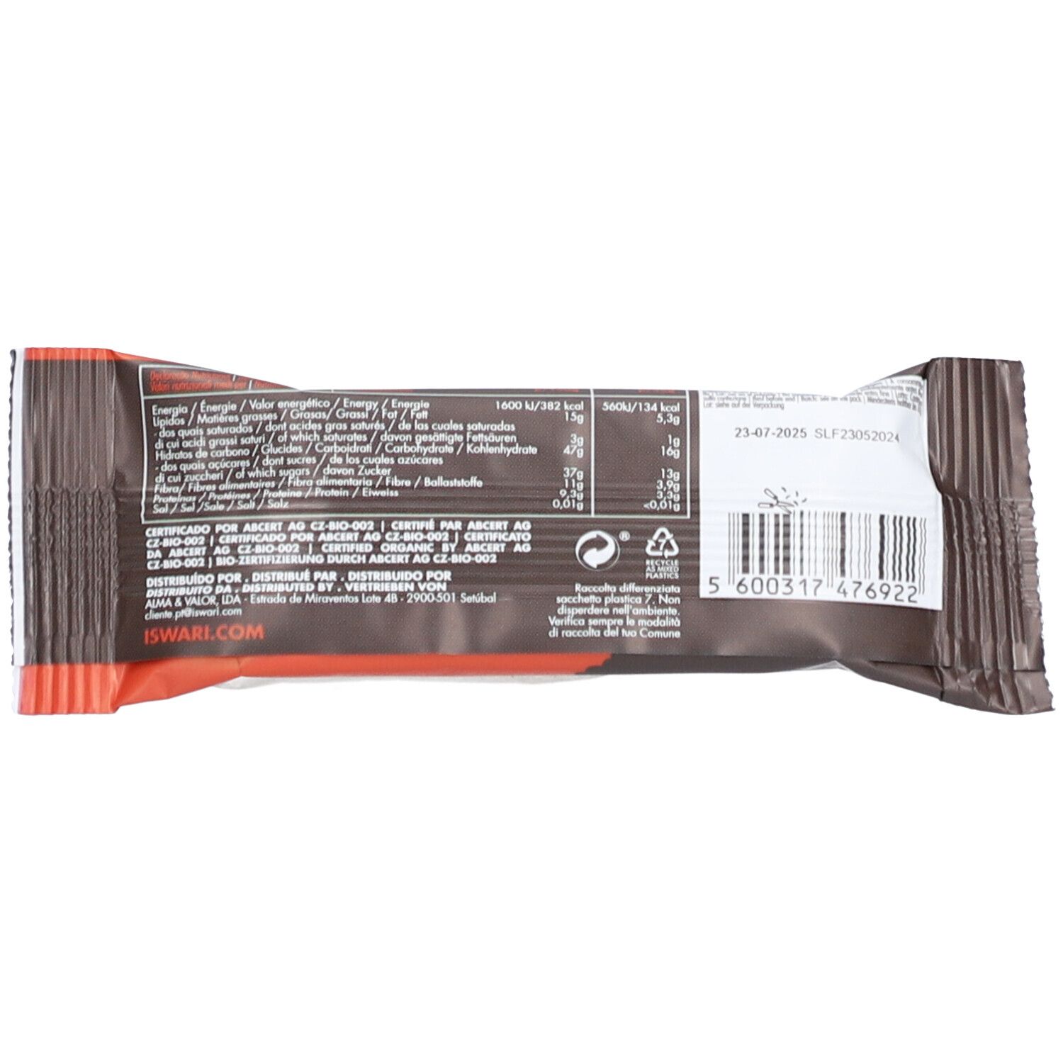 ISWARI Buddha Barre énergétique Açaï Cacao Guarana