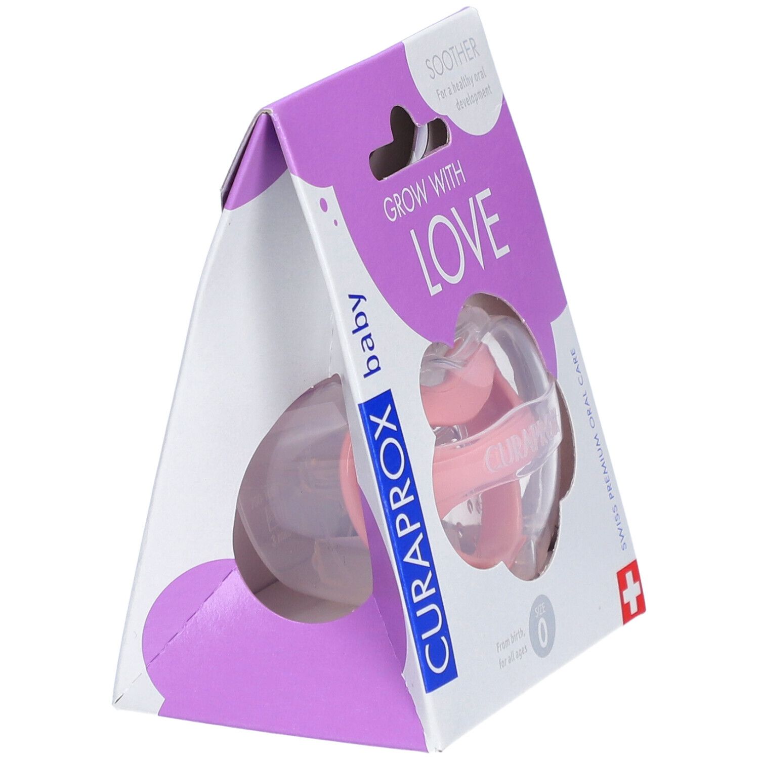 CURAPROX baby sucette Gr 0 rose simple