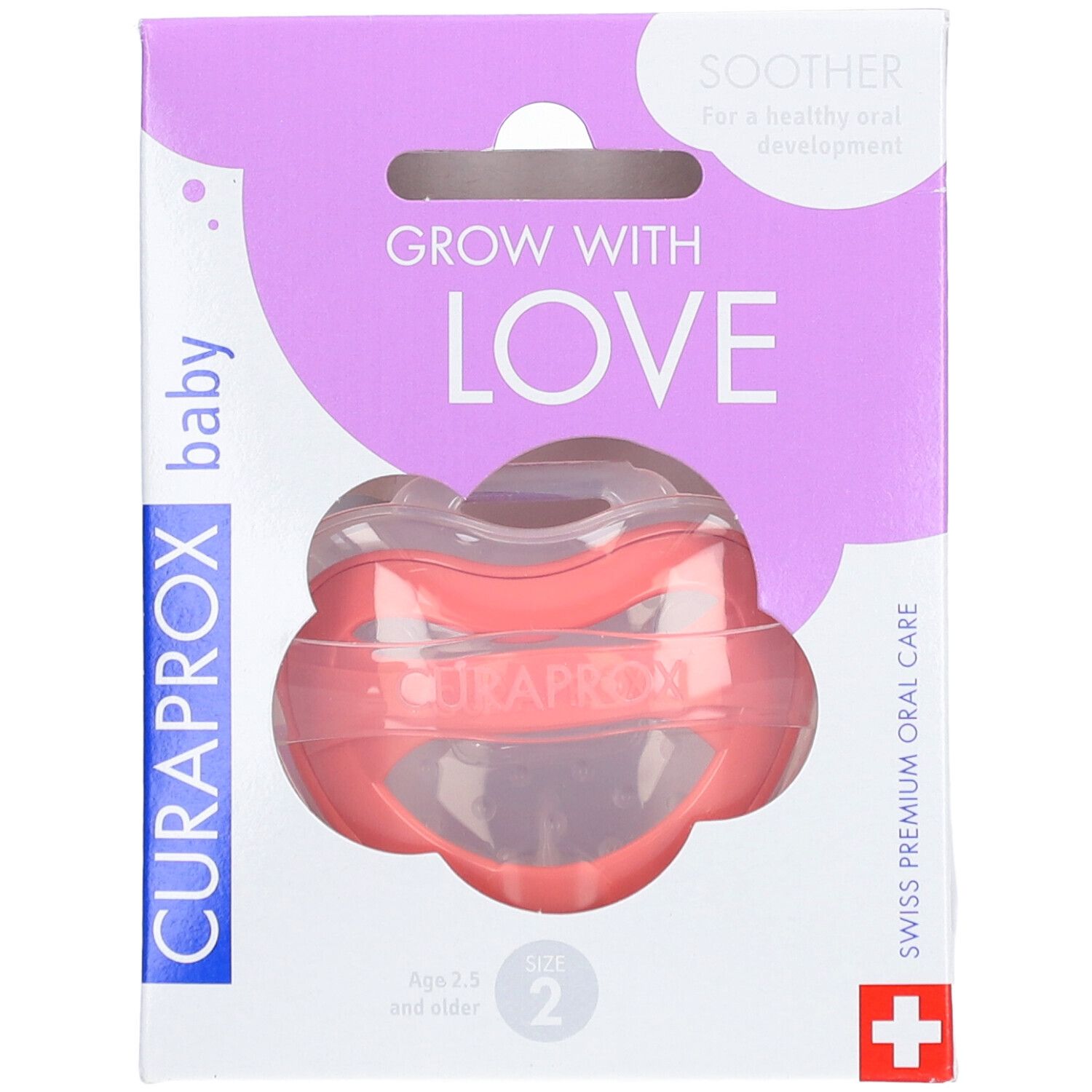 CURAPROX baby tétine Gr 2 coral single