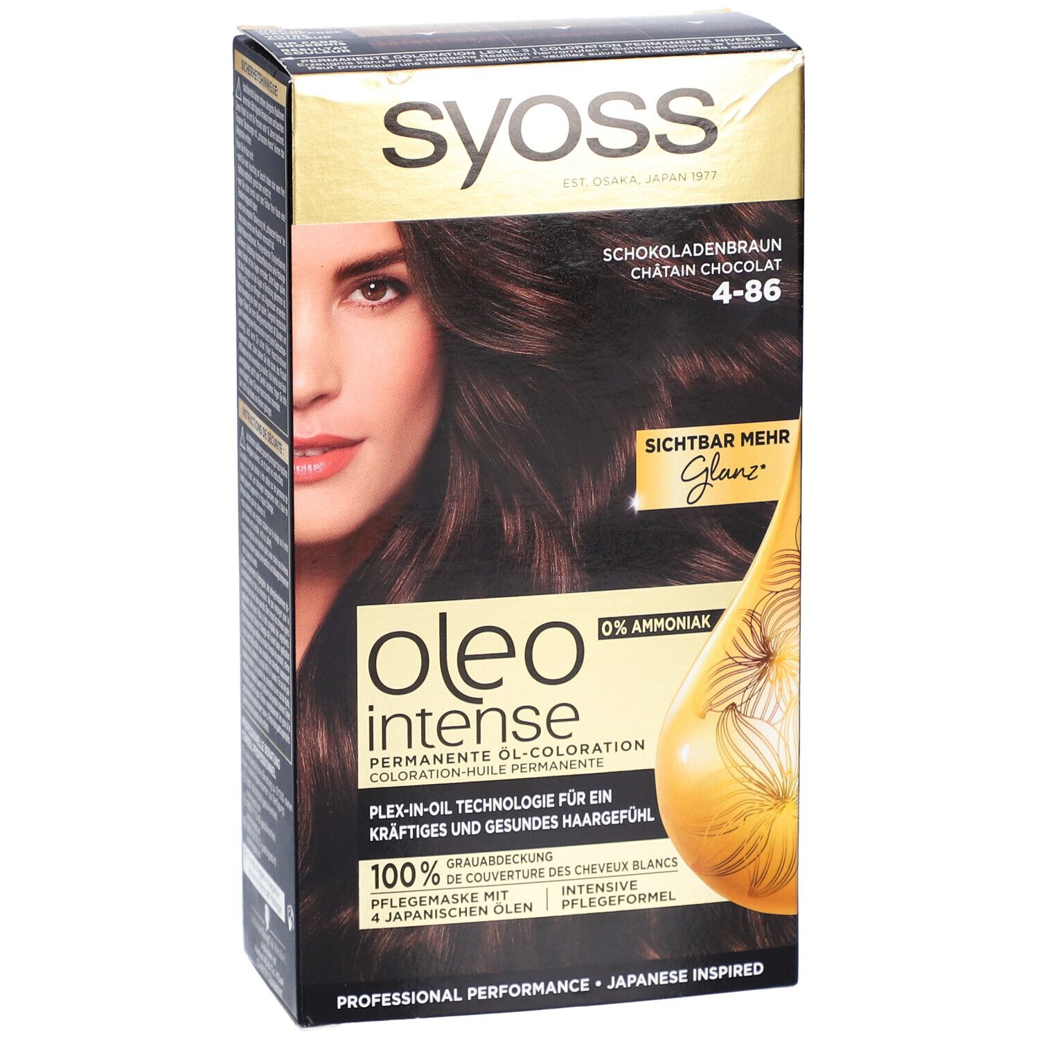 SYOSS Oleo Intense coloration permanente 4-86 brun chocolat