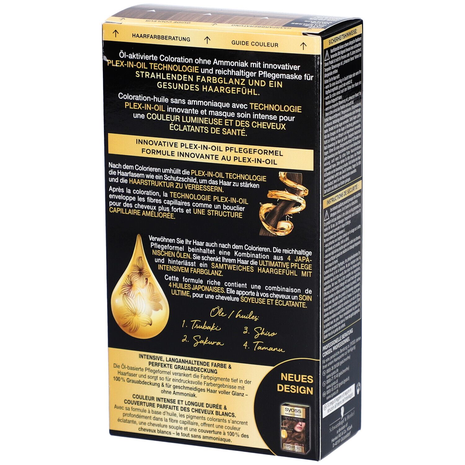 SYOSS Oleo Intense coloration permanente 6-10 blond foncé