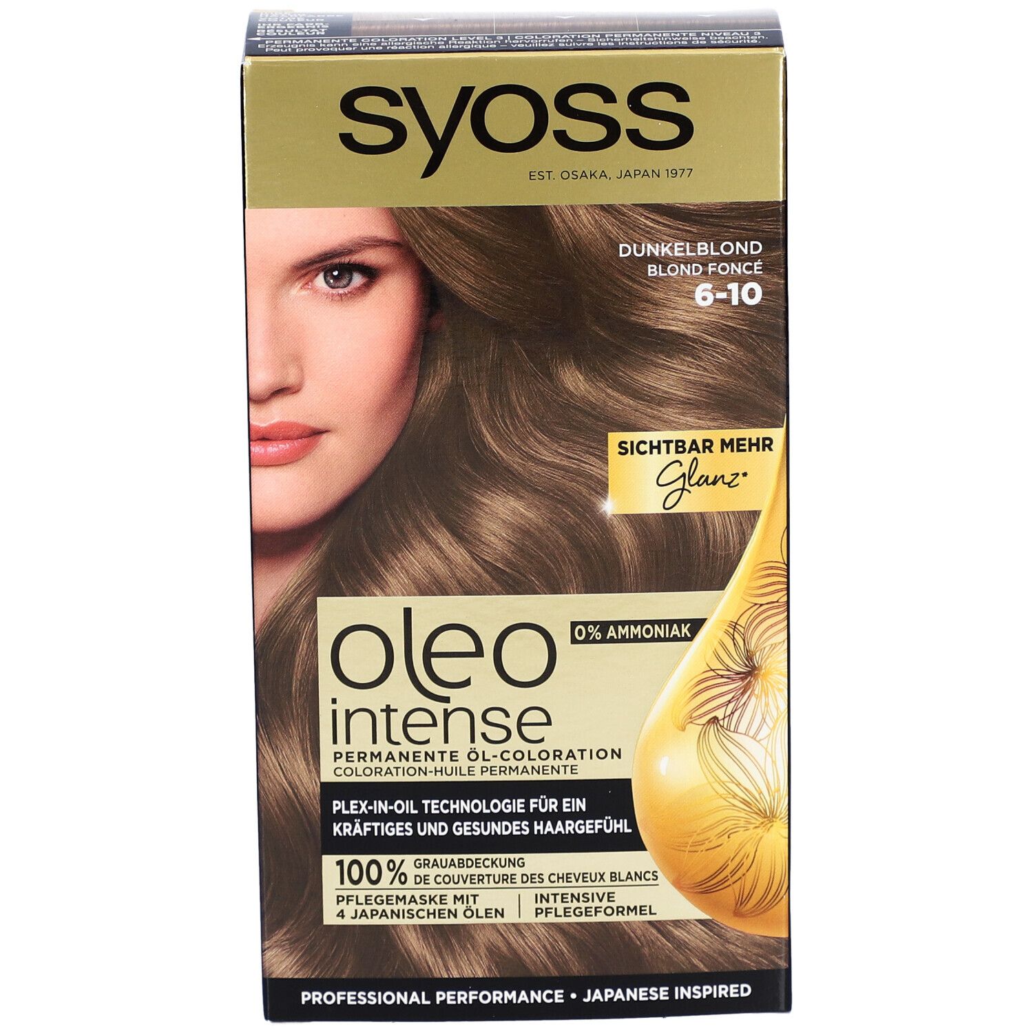 SYOSS Oleo Intense coloration permanente 6-10 blond foncé