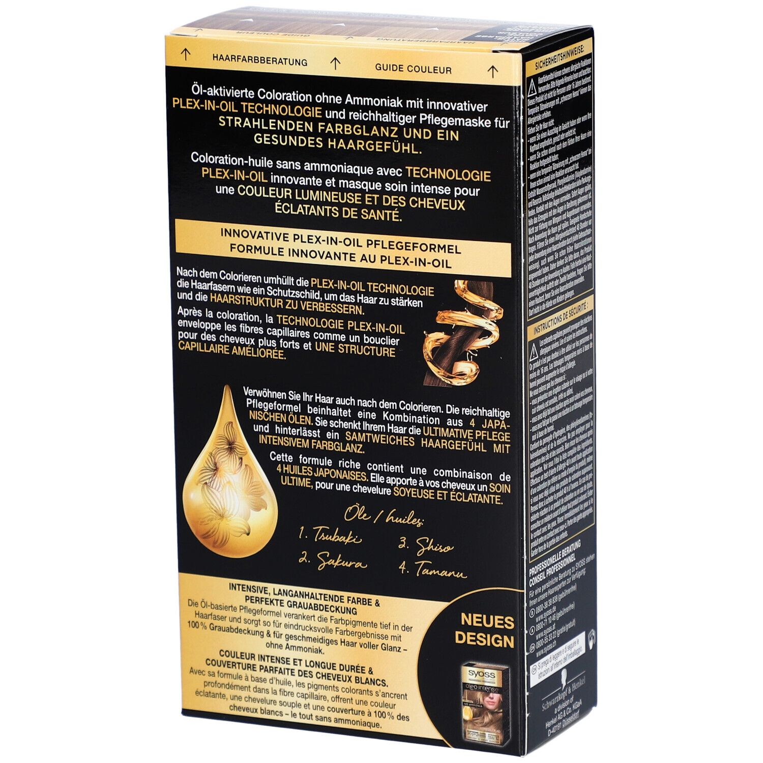SYOSS Oleo Intense coloration permanente 7-10 blond naturel