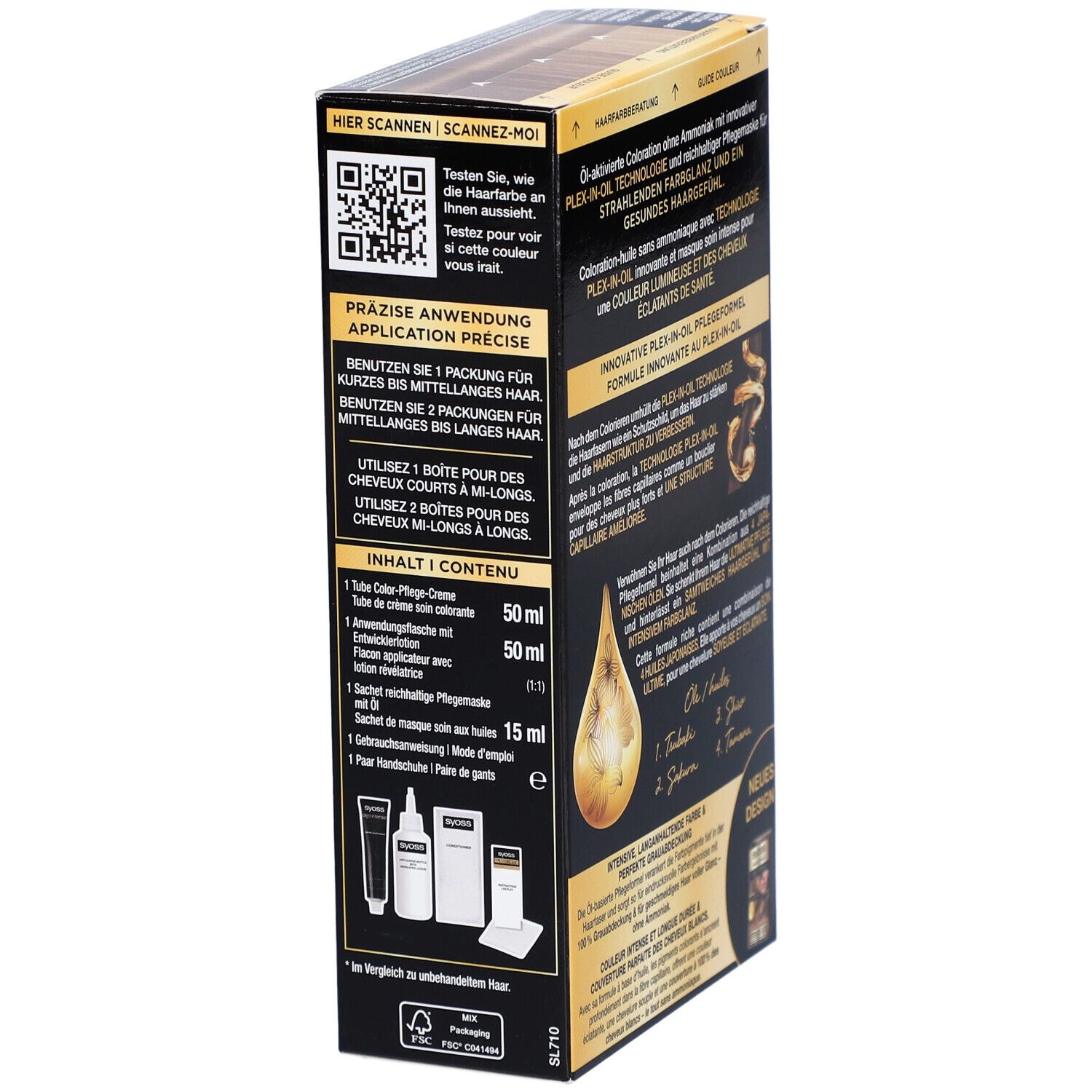 SYOSS Oleo Intense coloration permanente 7-10 blond naturel
