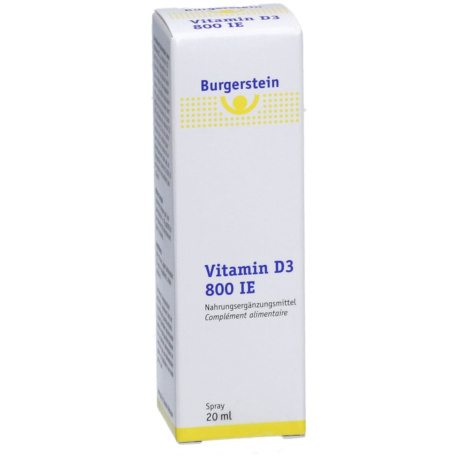 Burgerstein Vitamine D3 800 UI