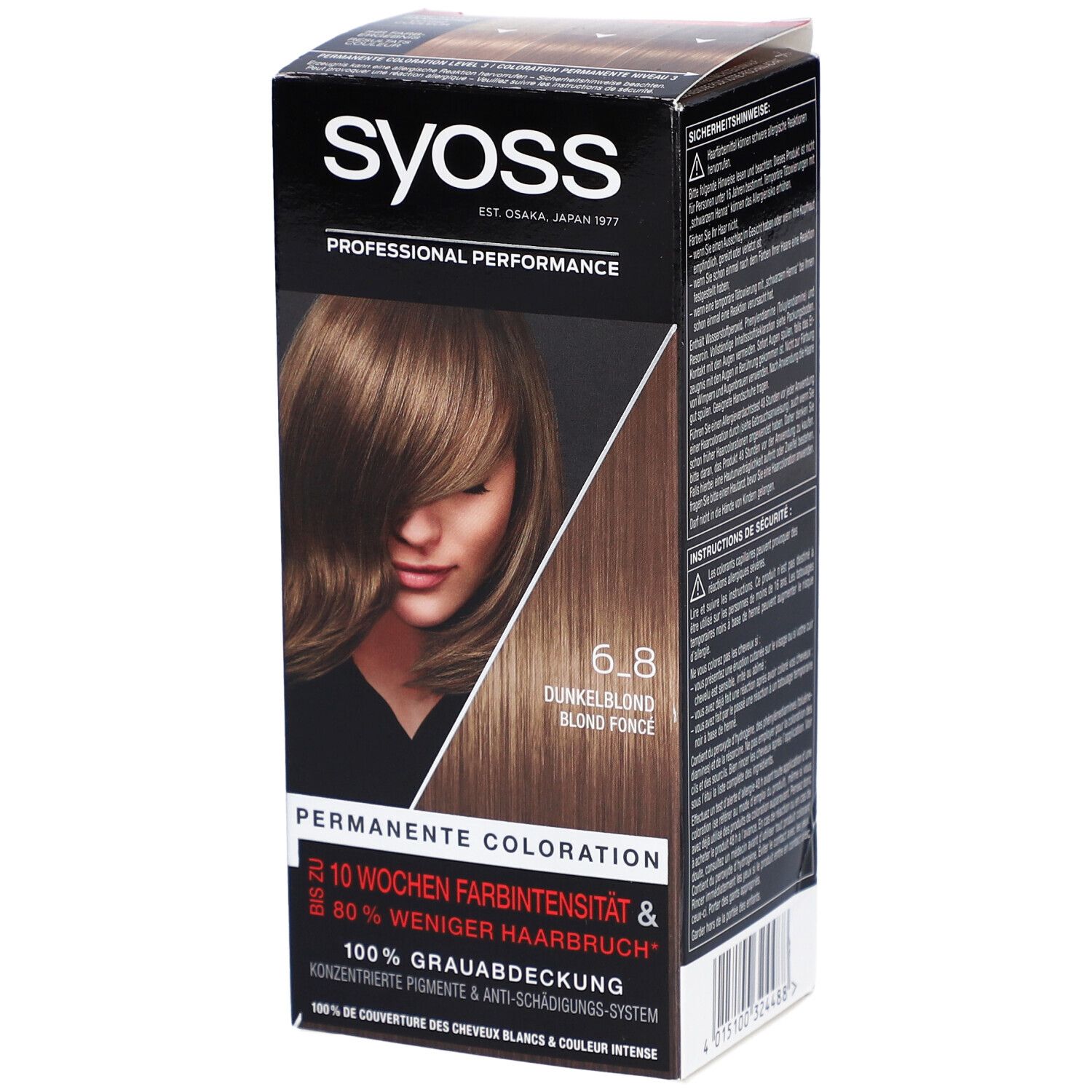 Syoss® Coloration permanente 6-8 Blond foncé