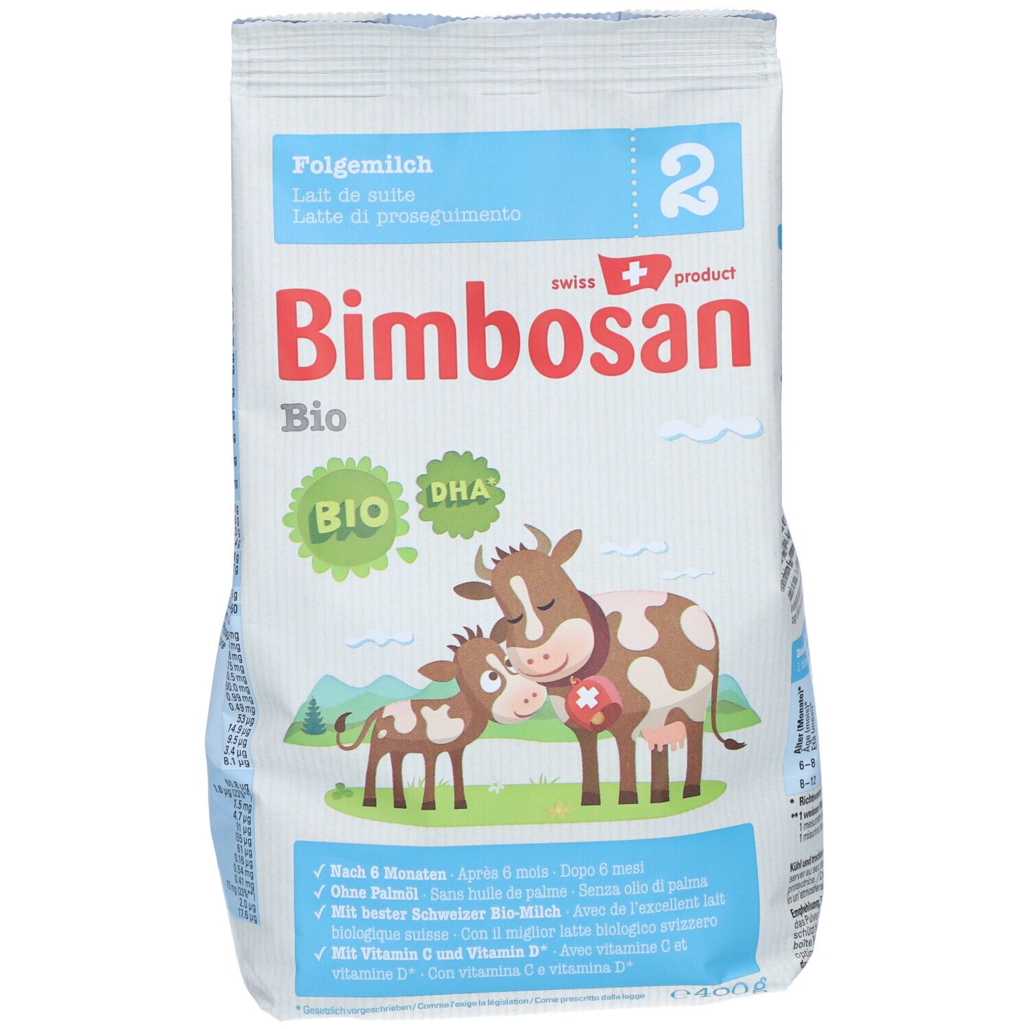 BIMBOSAN Lait de suite 2 Bio