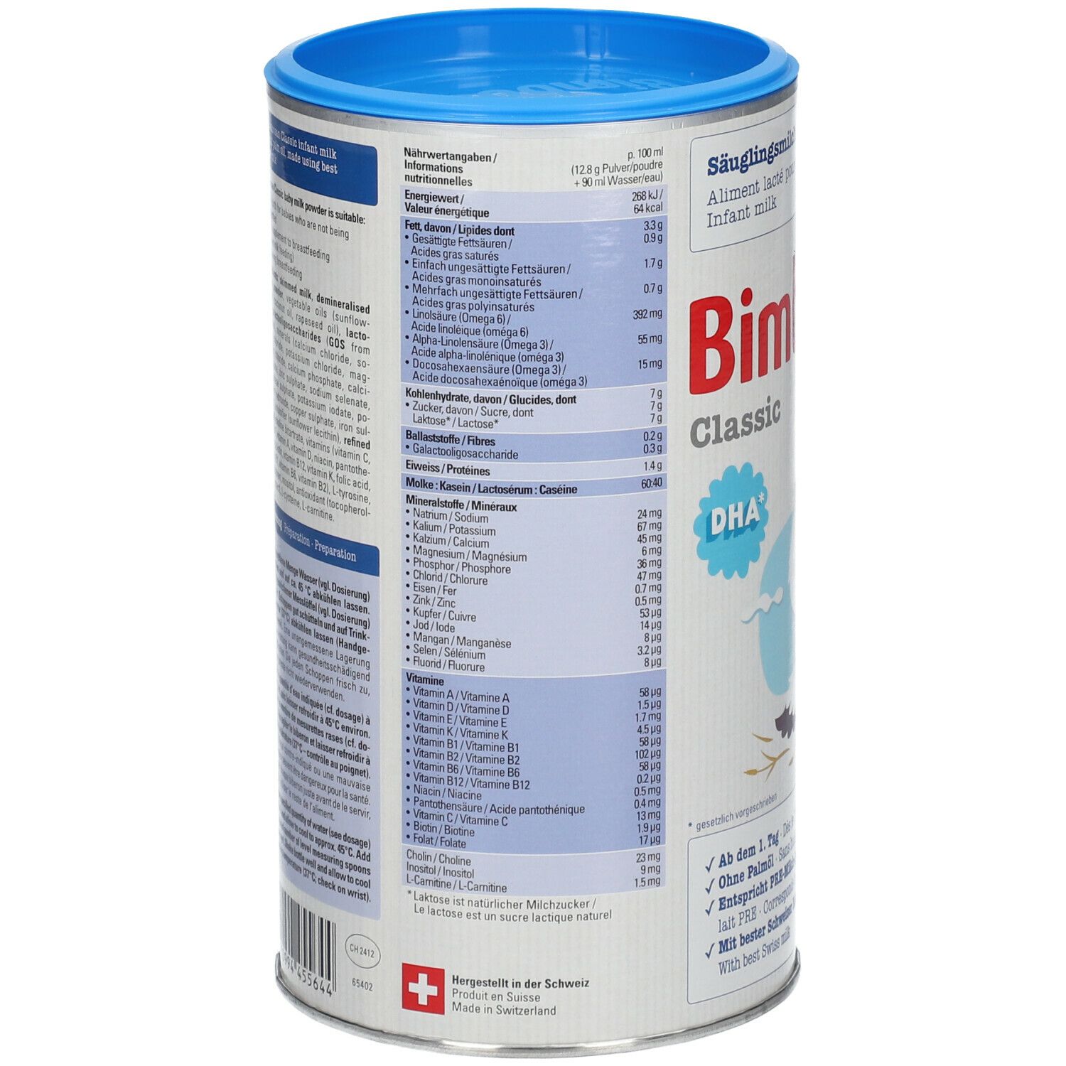 Bimbosan Lait pour nourrissons Classic 1