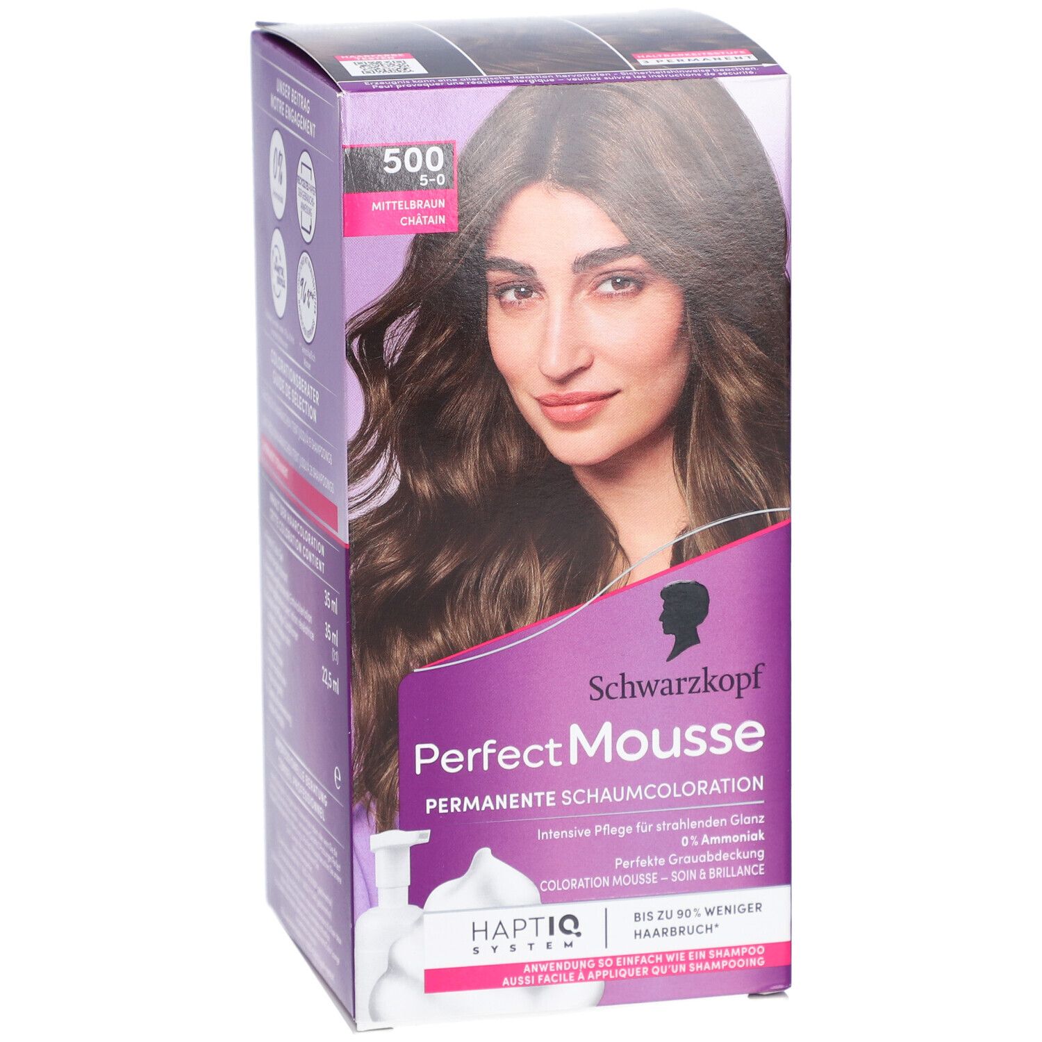 SCHWARZKOPF Perfect Mousse 500 Châtain