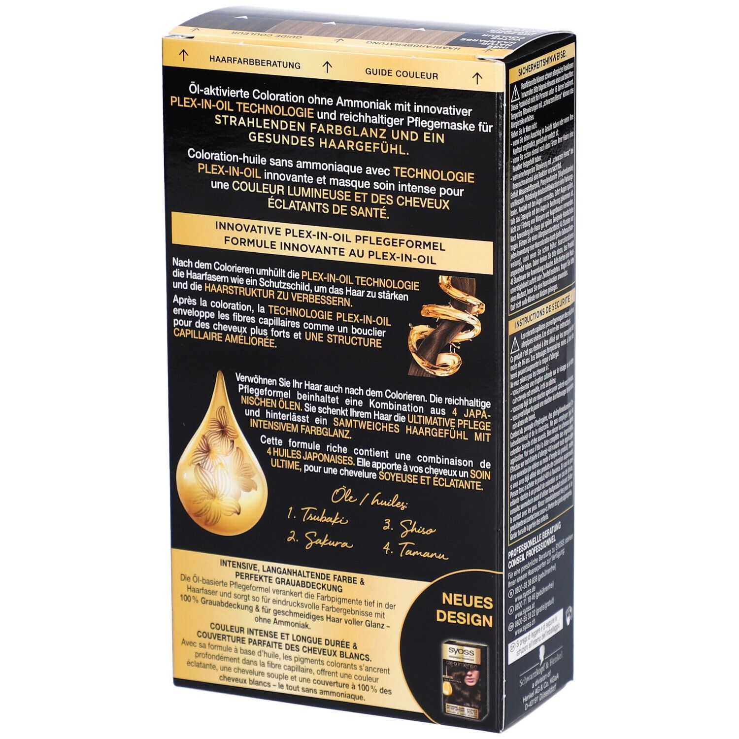 SYOSS Oleo Intense coloration permanente 4-50 brun naturel froid