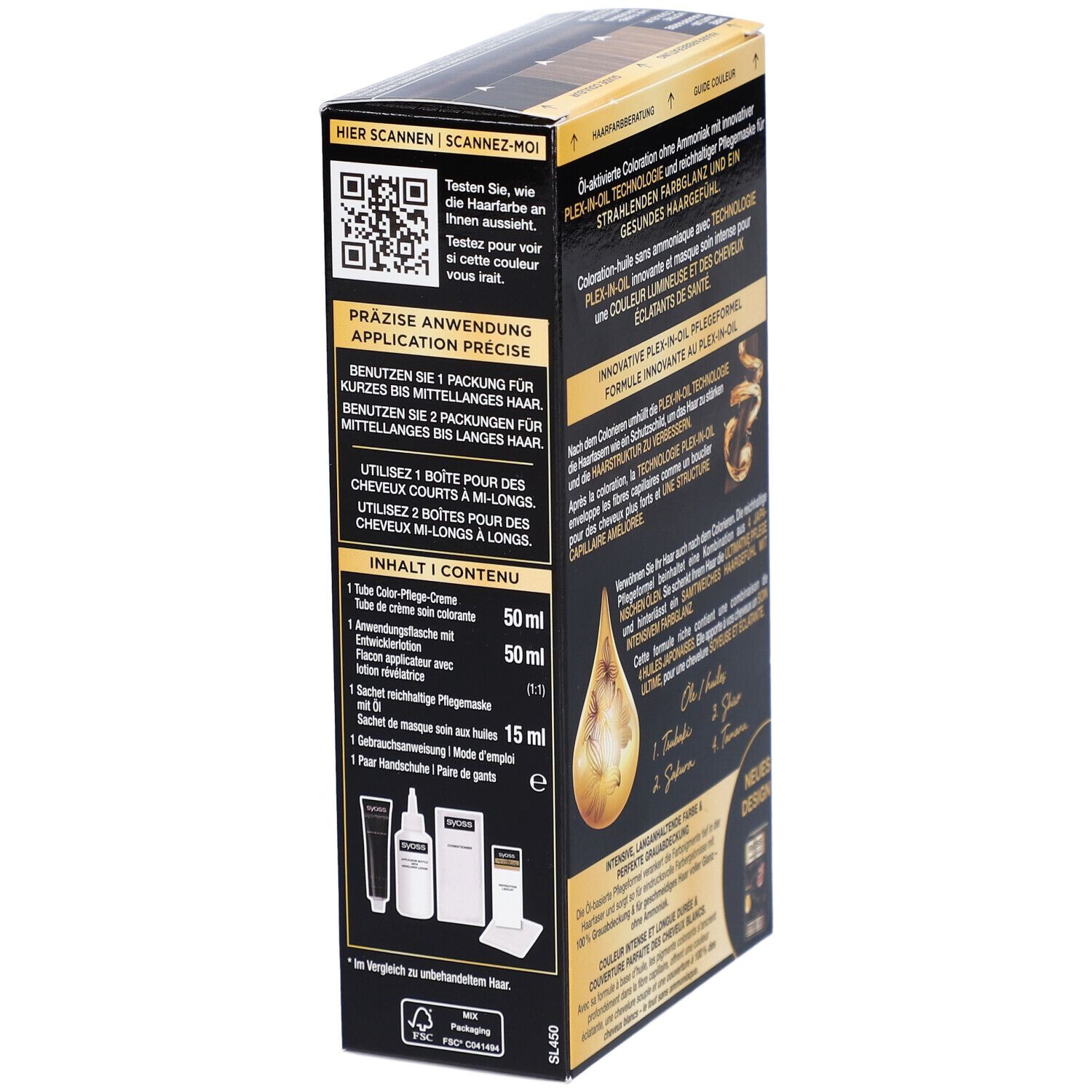 SYOSS Oleo Intense coloration permanente 4-50 brun naturel froid