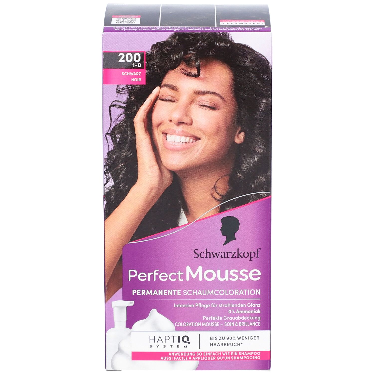 Schwarzkopf Perfect Mousse coloration mousse 200 noir