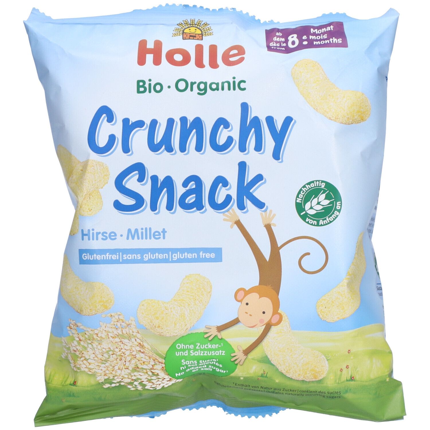 HOLLE Kids Crunchy Snack Millet bio