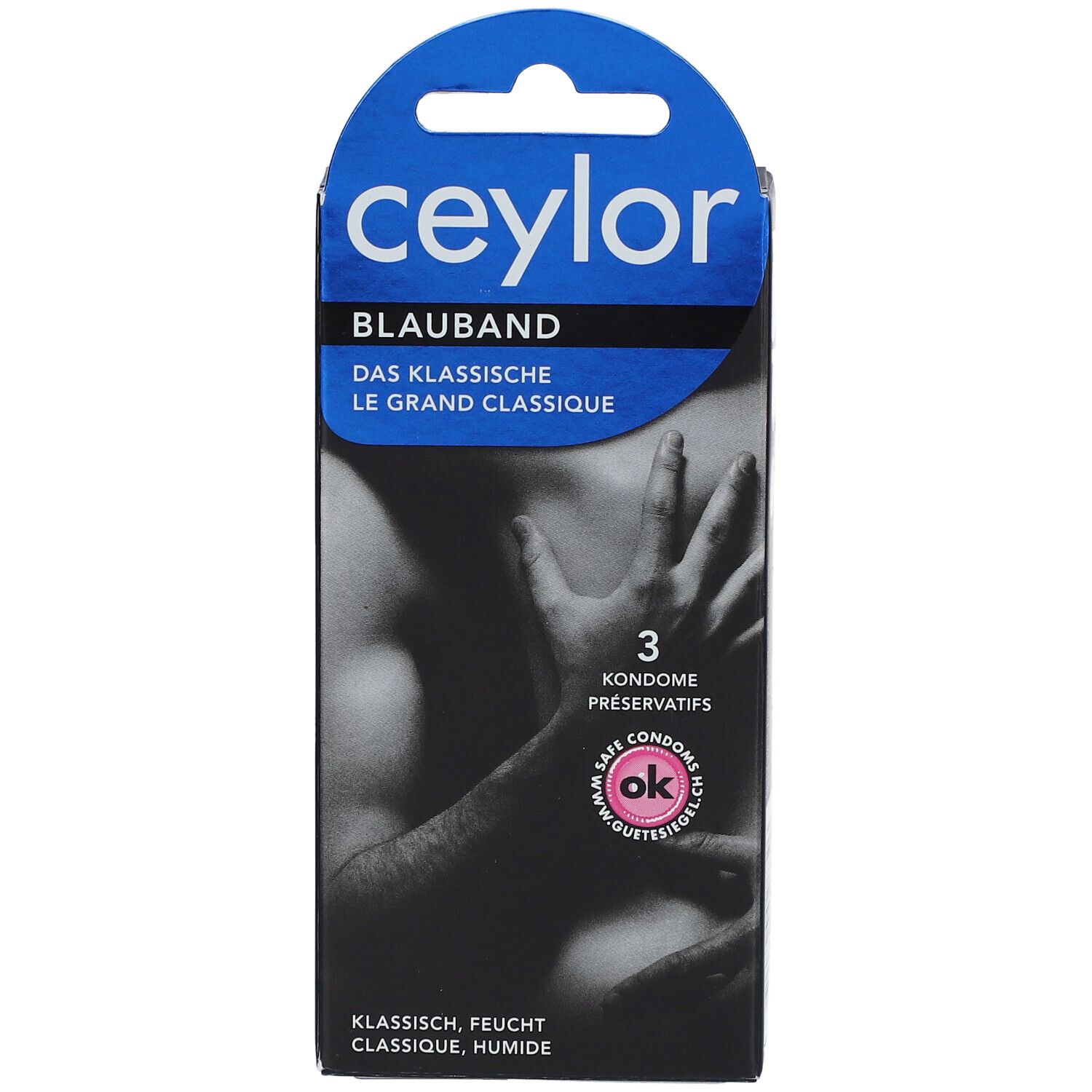 CEYLOR Bande bleue, préservatifs classiques