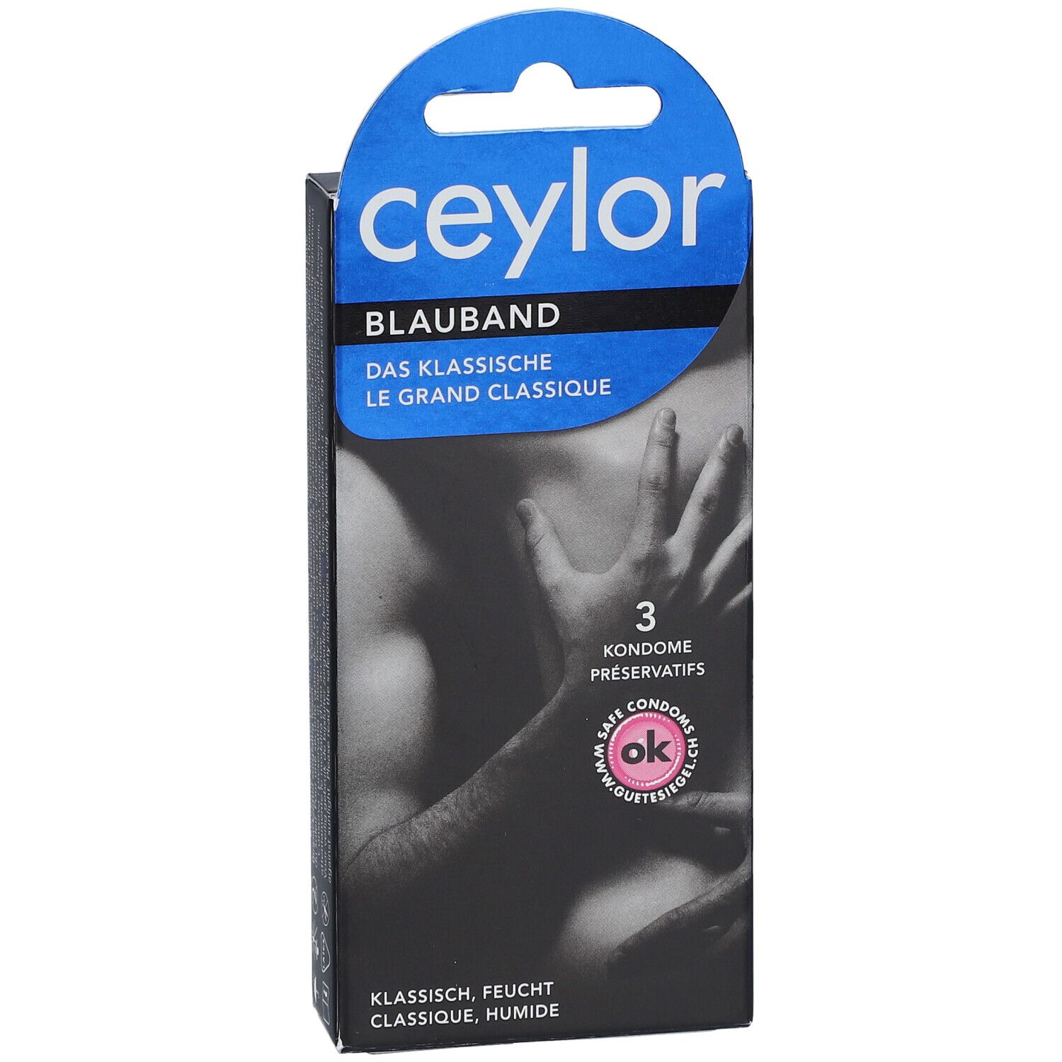 CEYLOR Bande bleue, préservatifs classiques