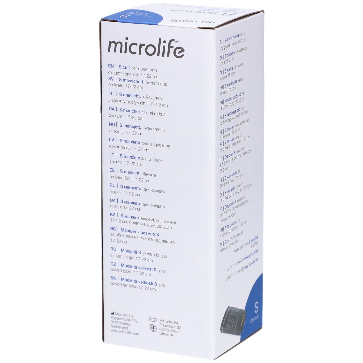 Microlife Brassard Bras S 17-22cm Anthracite