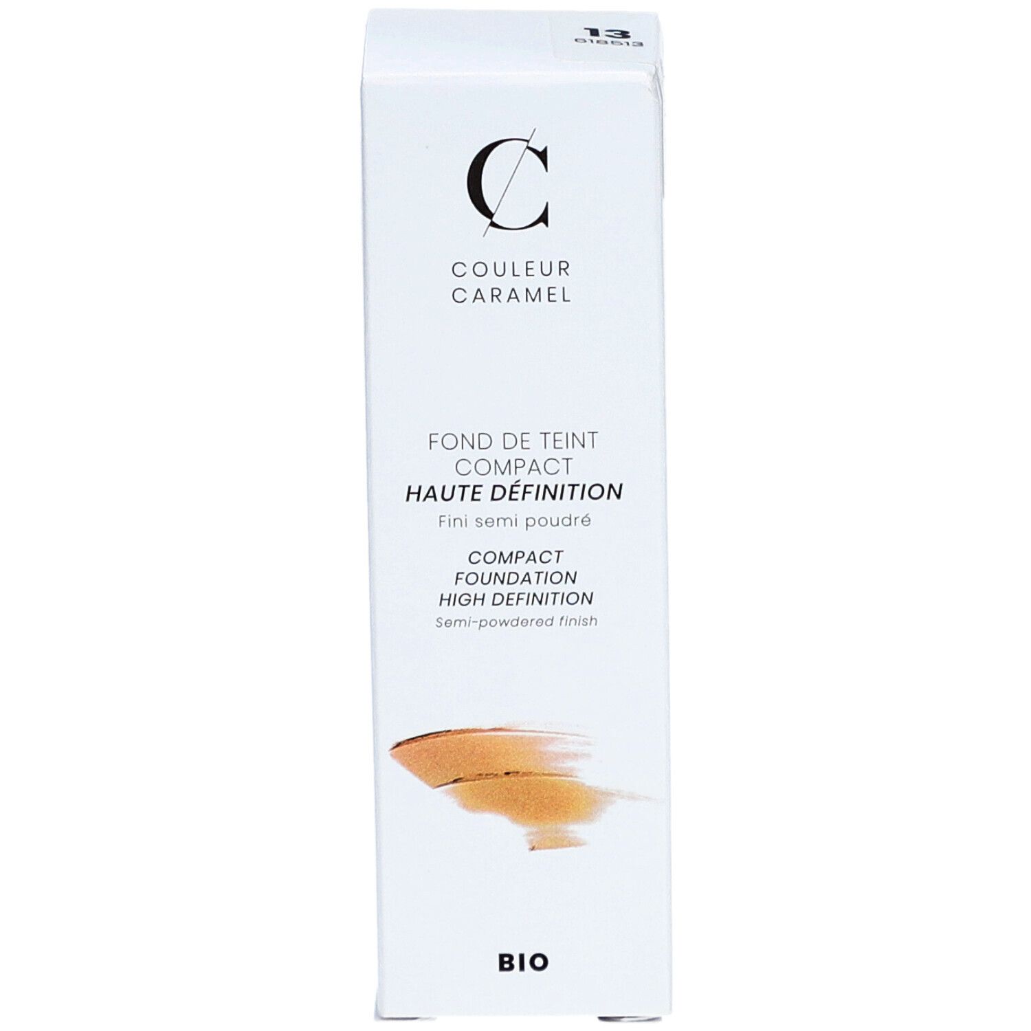 COULEUR CARAMEL Fond de Teint Compact Haute Définition Bio Beige Orangé