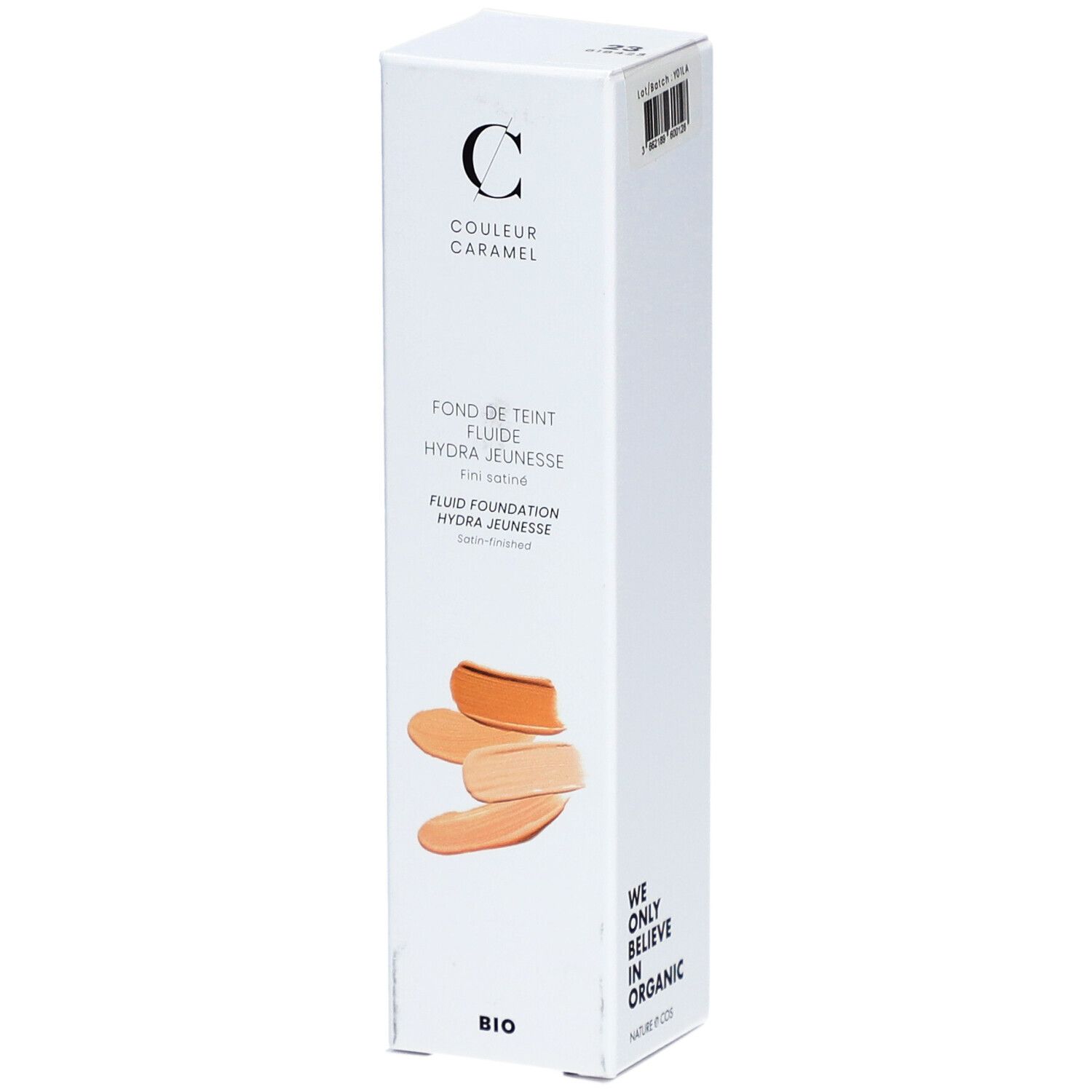 COULEUR CARAMEL Fond de teint Fluide Hydra Jeunesse Bio Beige Peau