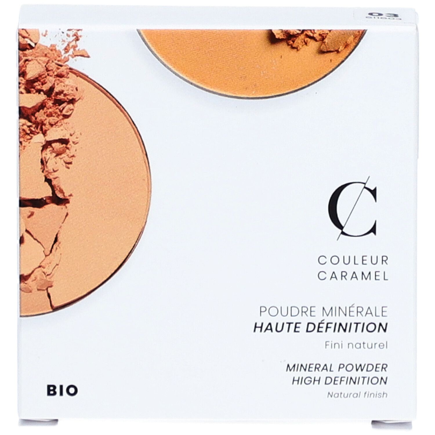 COULEUR CARAMEL Poudre Minérale Haute Définition bio Beige Halé
