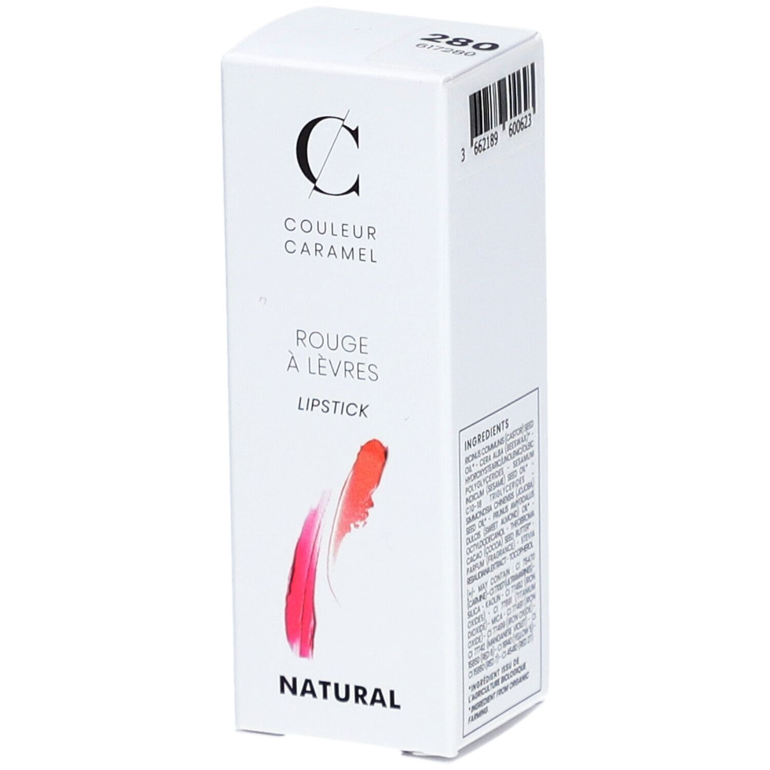 COULEUR CARAMEL Rouge à Lèvres Vrai rouge