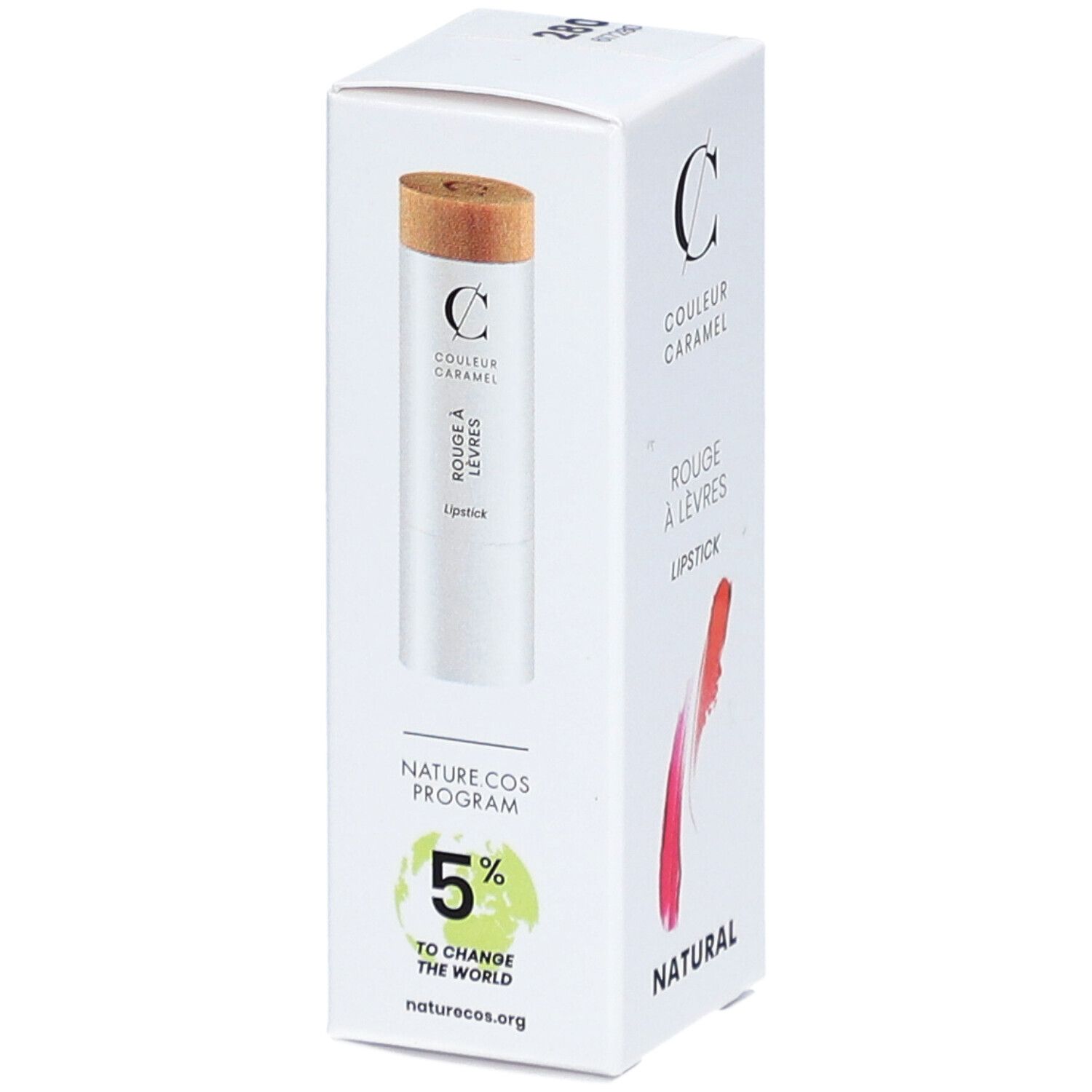 COULEUR CARAMEL Rouge à Lèvres Vrai rouge