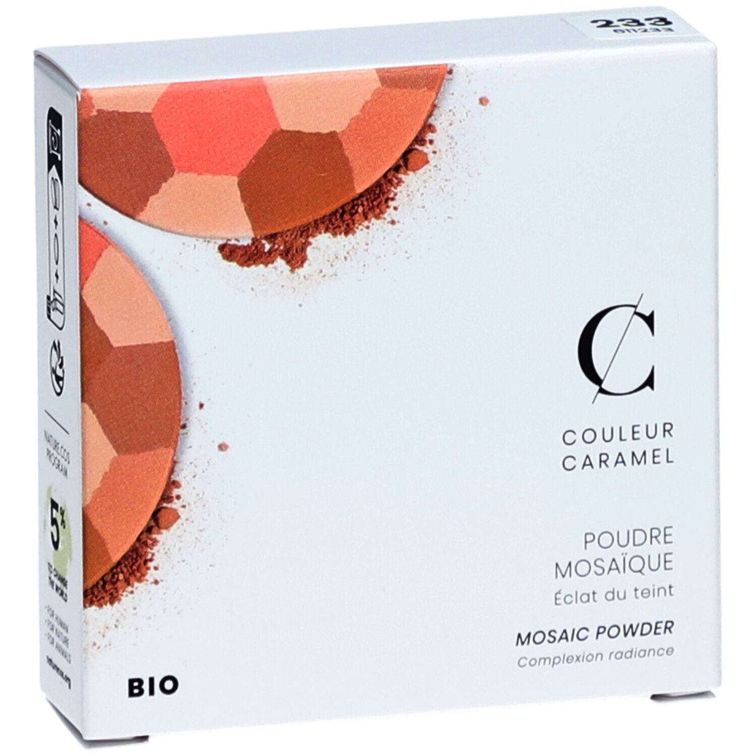 COULEUR CARAMEL Poudre Mosaïque Bio Teint mat