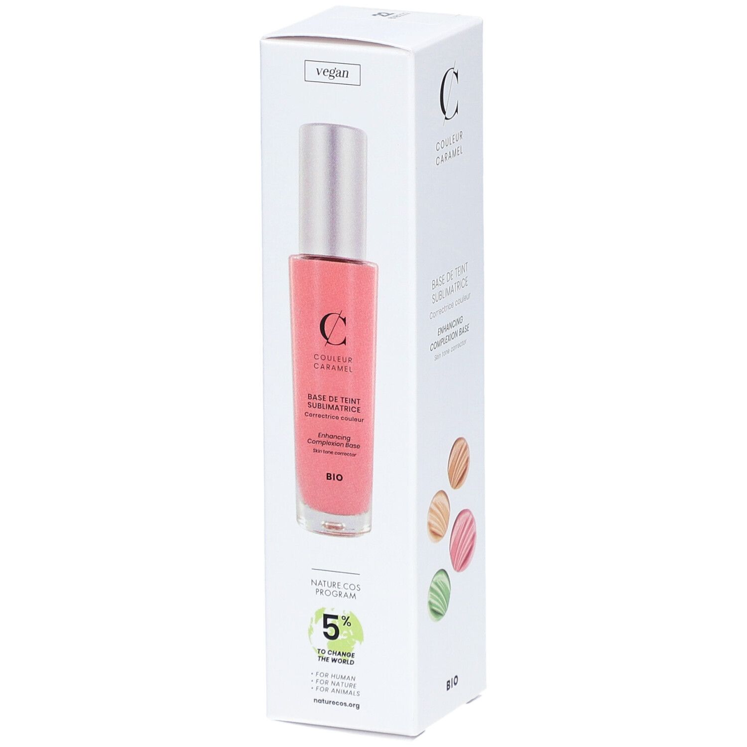 COULEUR CARAMEL Base de teint sublimatrice bio Abricot