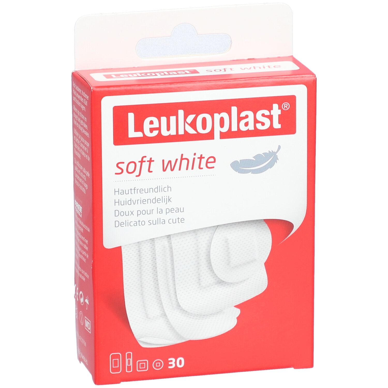 LEUKOPLAST® Soft White - Pansement doux pour la peau - 4 tailles