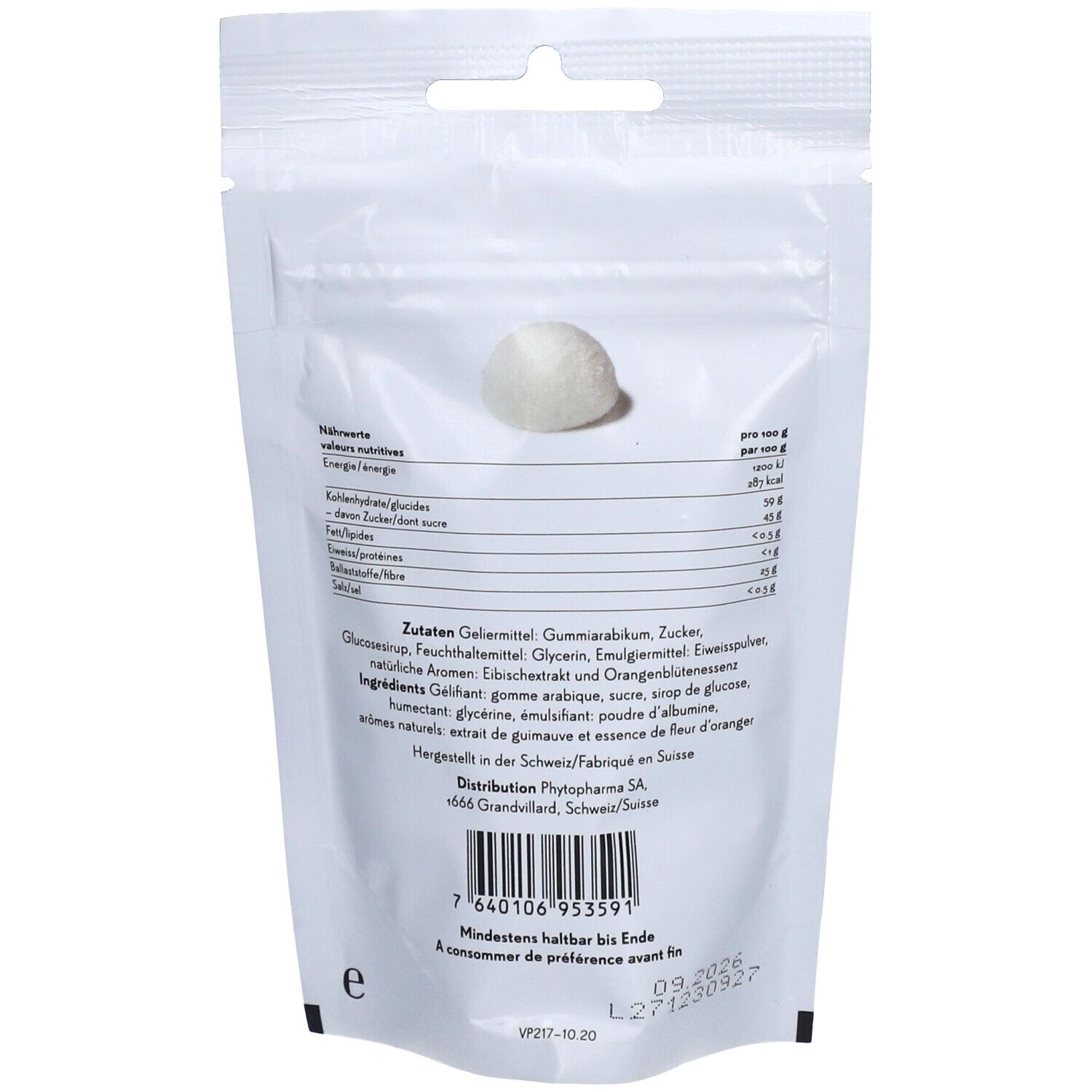 PHYTOPHARMA Bonbons avec extrait de guimauve