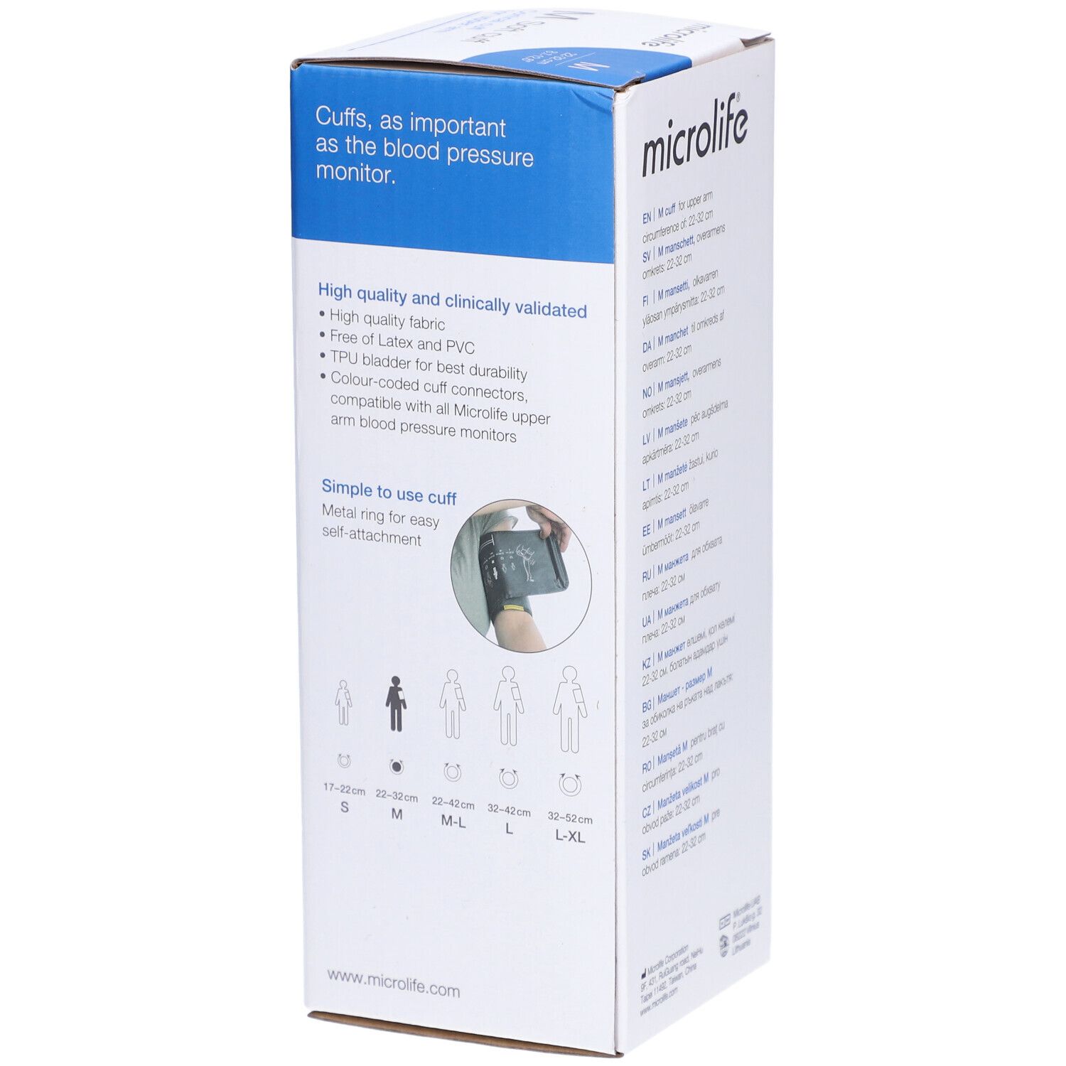 Microlife Brassard Souple Bras M 22-32cm