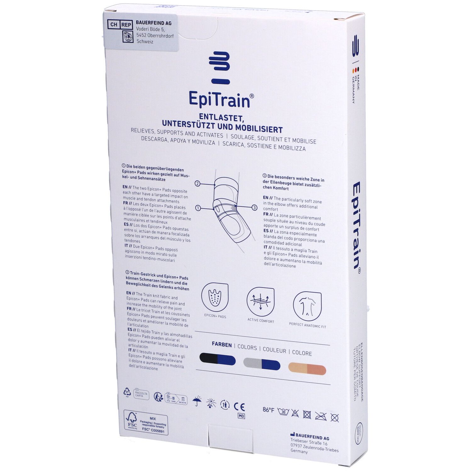 BAUERFEIND® EpiTrain® Orthèse de coude Taille 1 Beige
