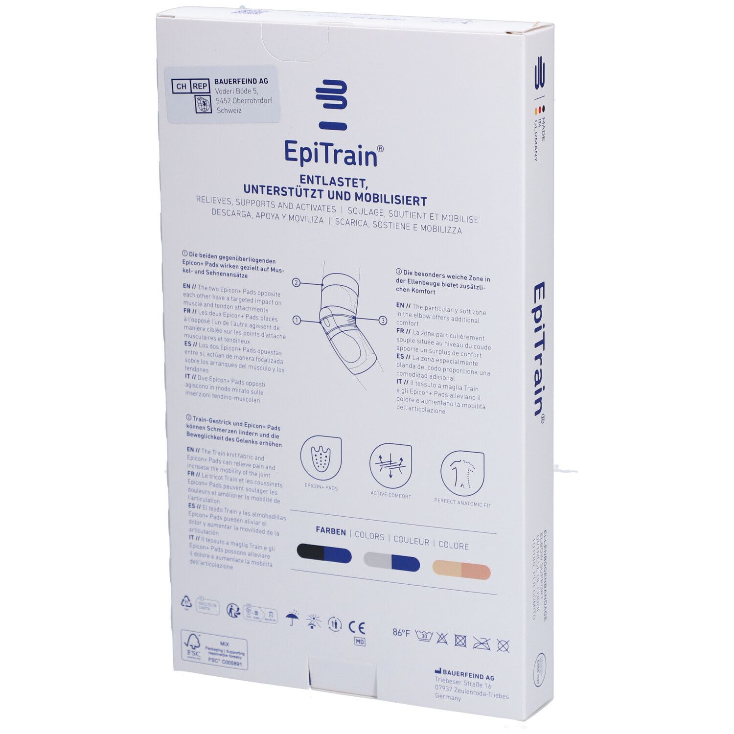 BAUERFEIND® EpiTrain® Orthèse de coude Taille 2 Beige