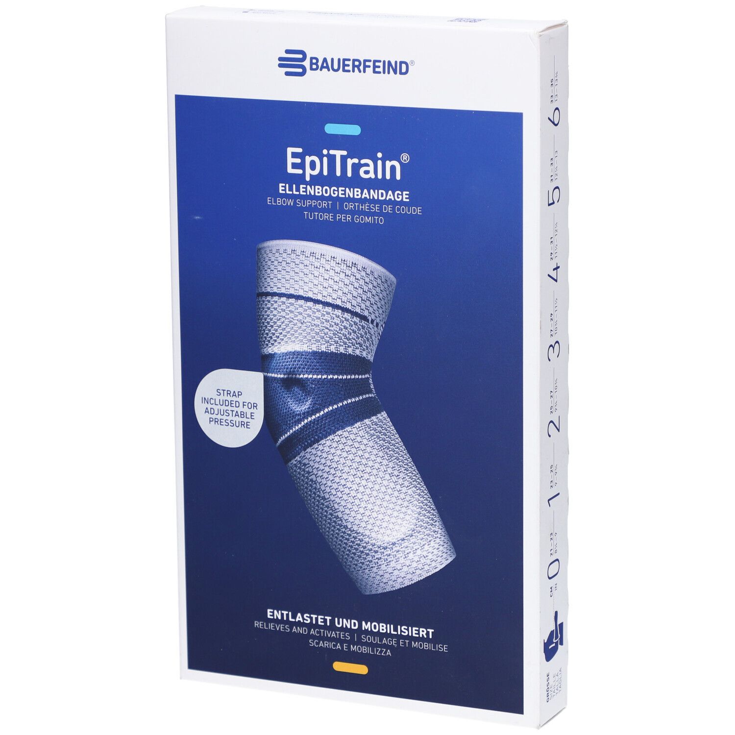 BAUERFEIND® EpiTrain® Orthèse de coude Taille 5 Titan