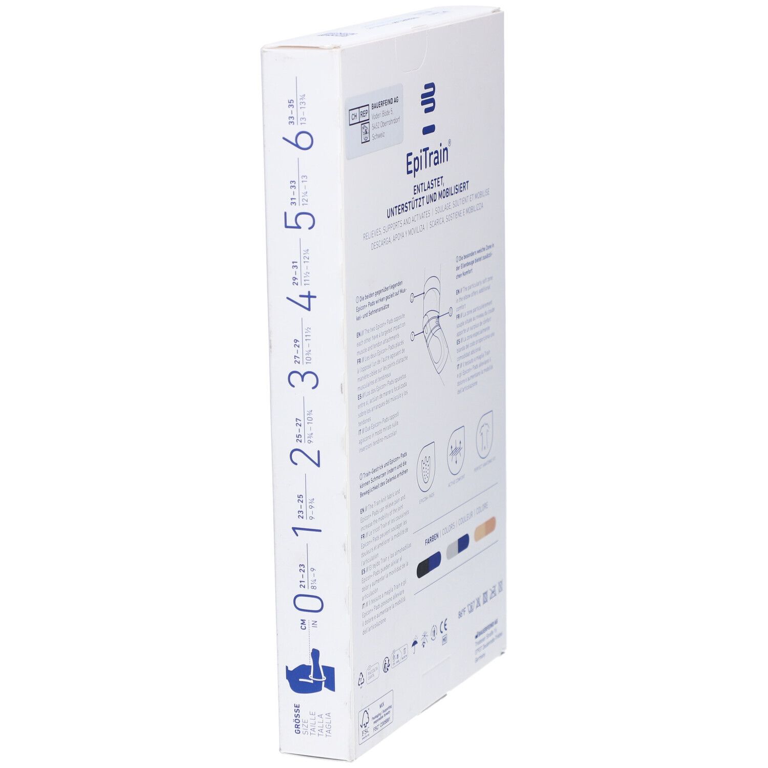BAUERFEIND® EpiTrain® Orthèse de coude Taille 5 Titan