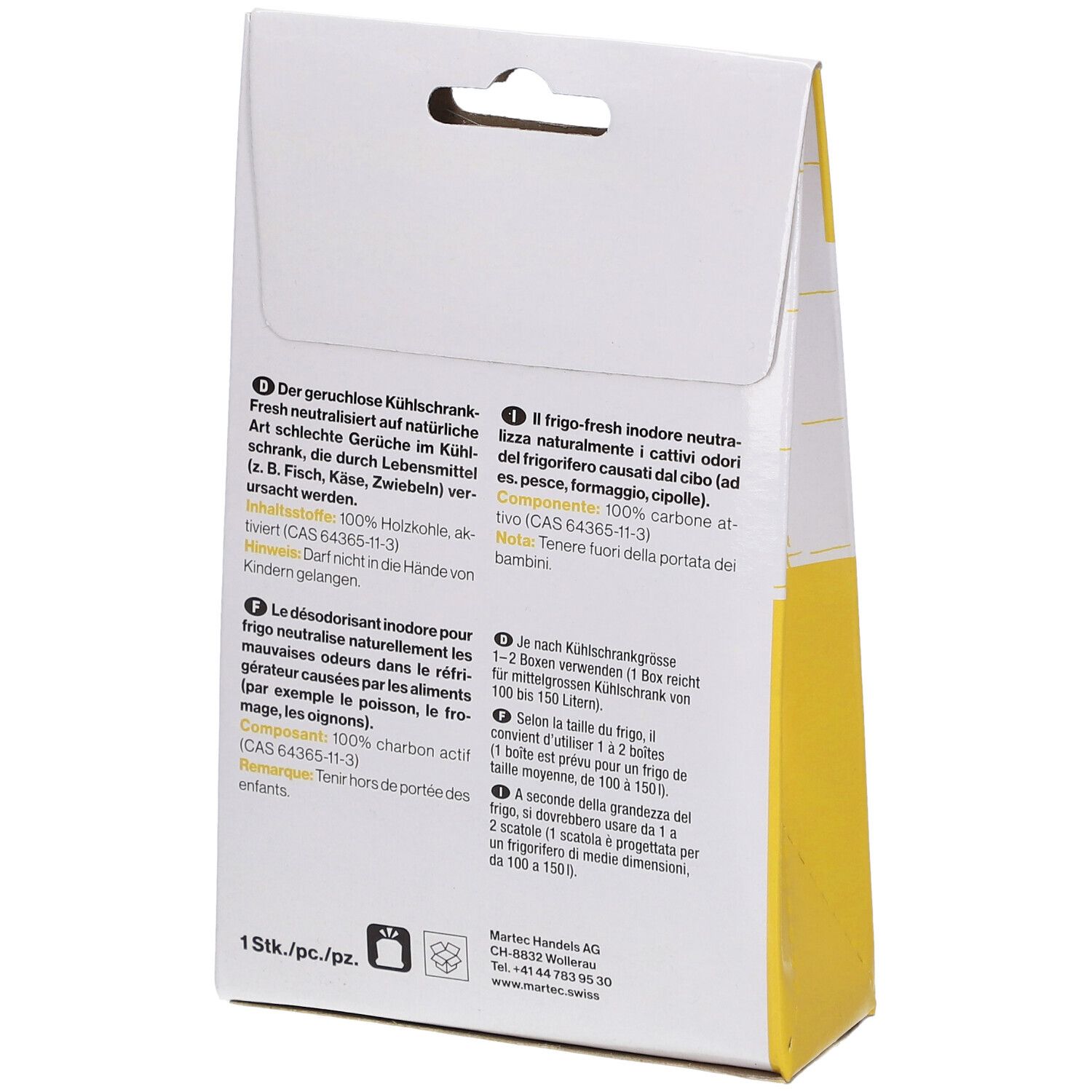 MARTEC Désodorisant pour frigo